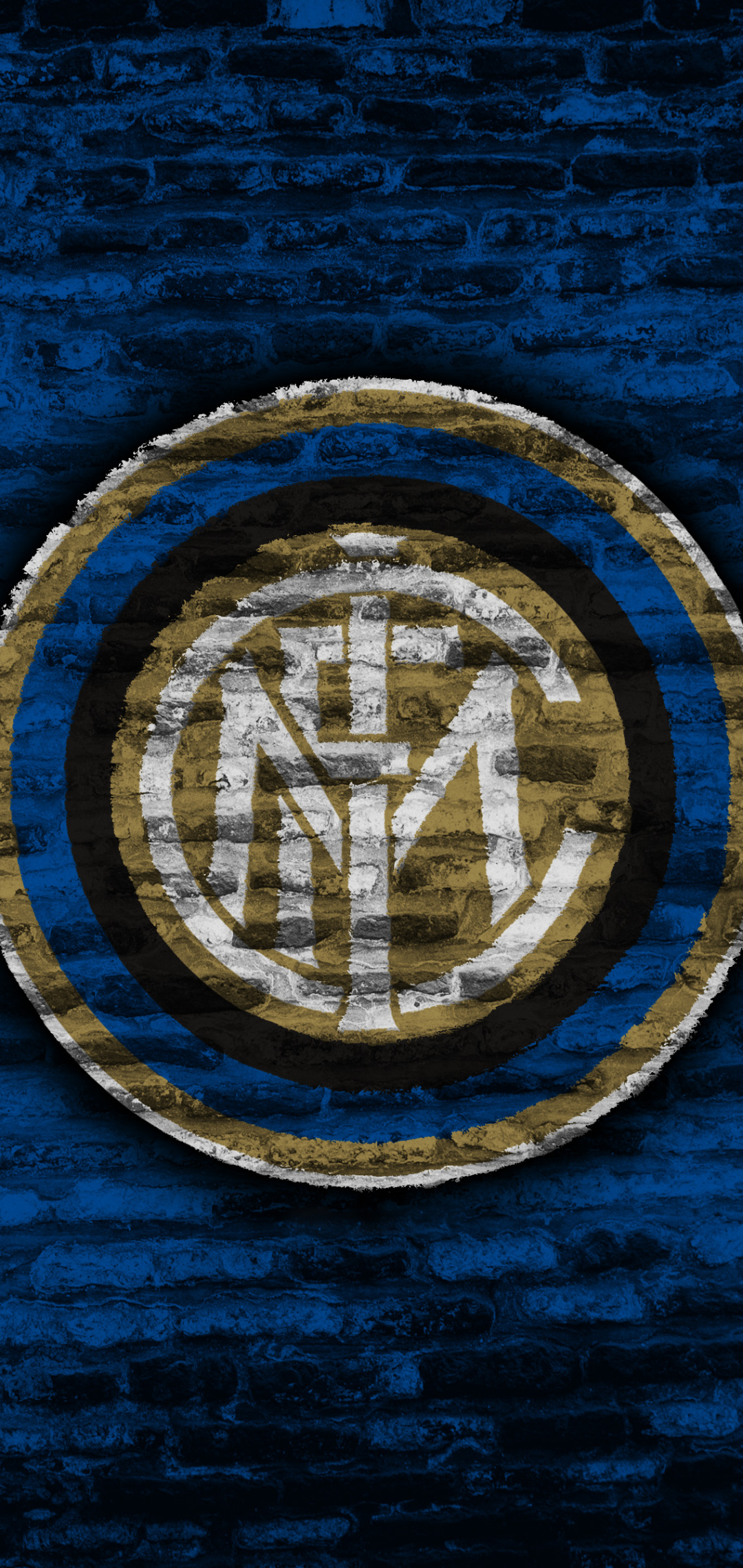 Handy-Wallpaper Sport, Fußball, Logo, Emblem, Inter Mailand kostenlos herunterladen.