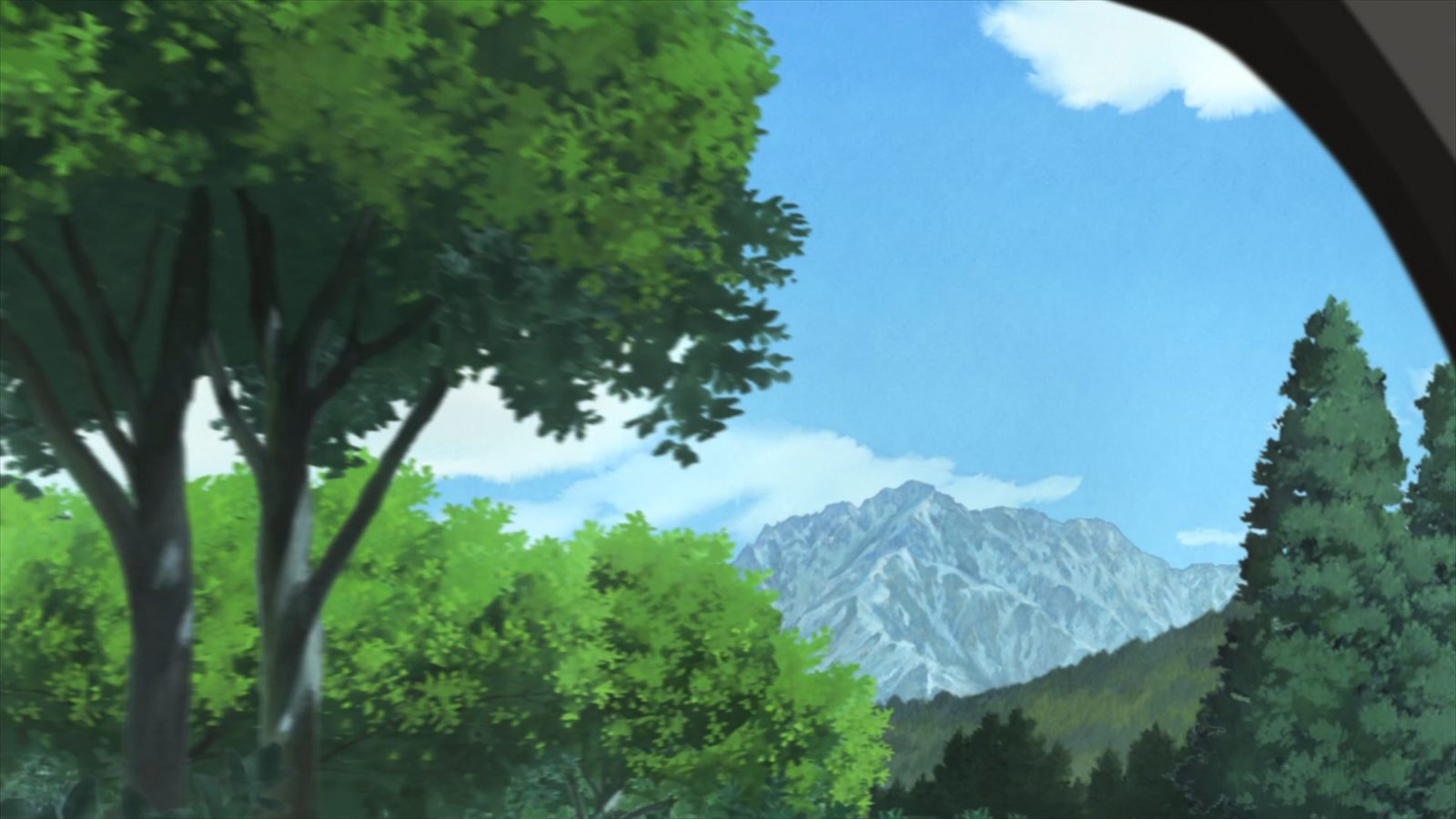 626128 télécharger le fond d'écran animé, les enfants loups ame et yuki, paysage, montagne, en mouvement - économiseurs d'écran et images gratuitement