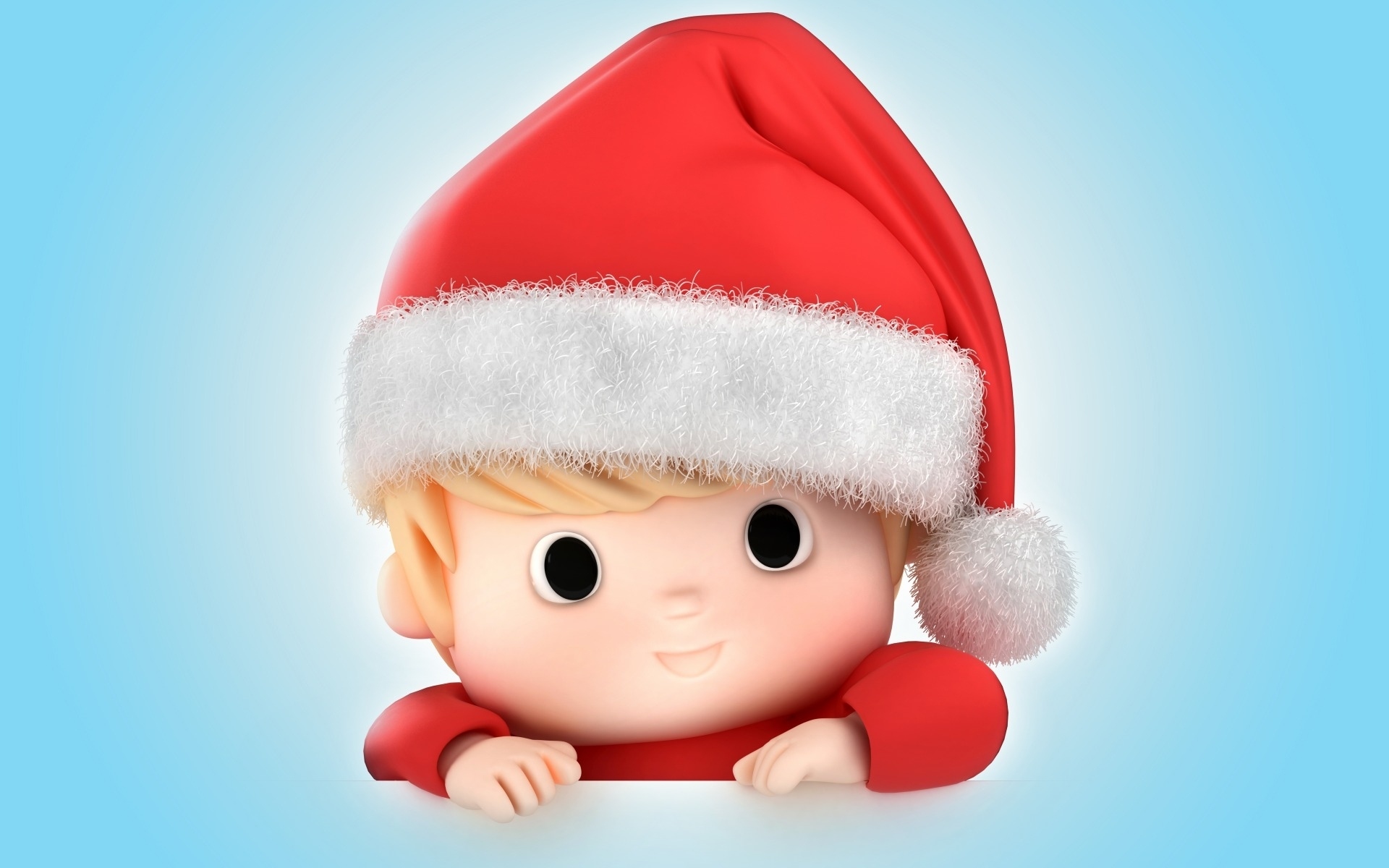 Handy-Wallpaper Feiertage, Weihnachten, Kind, Gesicht, Weihnachtsmütze kostenlos herunterladen.