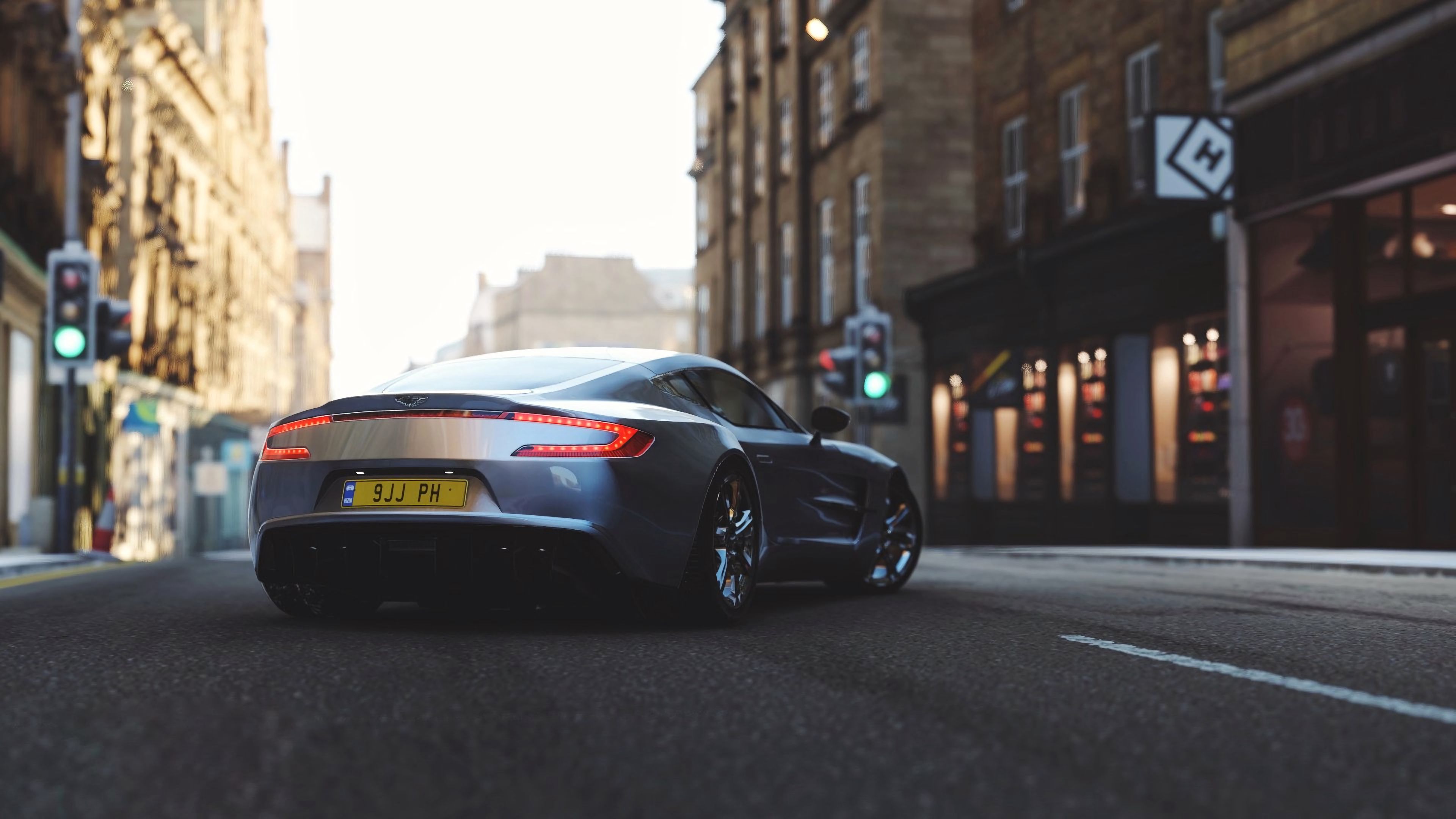 New Lock Screen Wallpapers aston martin, cars, sports, sports car, side view, aston martin one 77