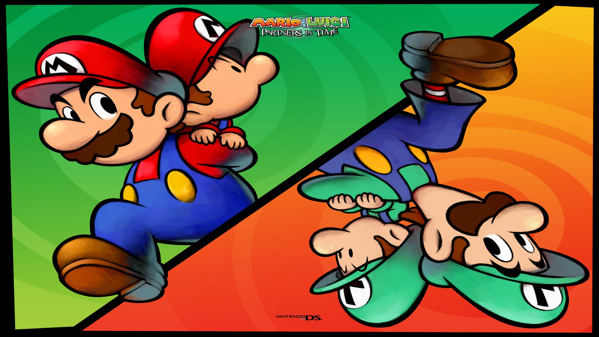 Téléchargez des papiers peints mobile Mario & Luigi Les Frères Du Temps, Mario, Jeux Vidéo gratuitement.