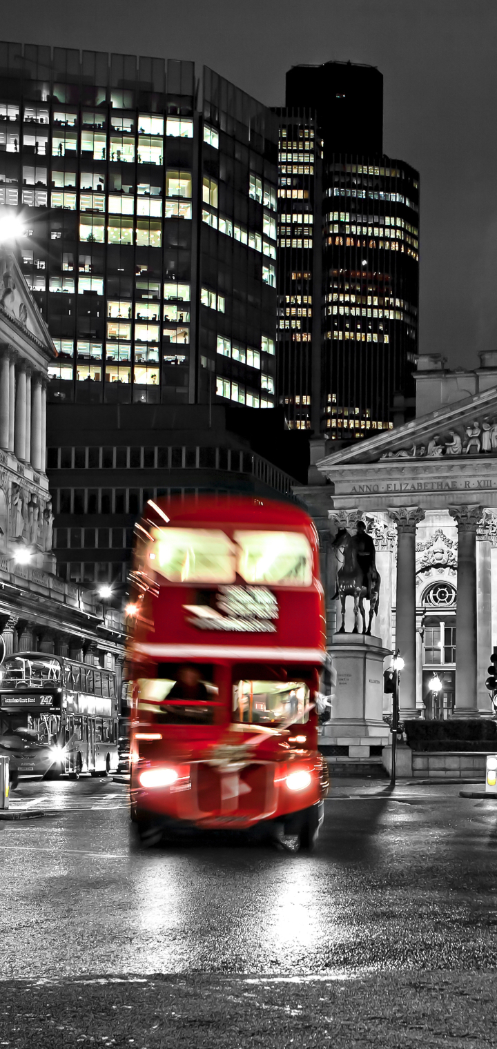 Download mobile wallpaper Cities, London, Bus, Man Made for free.