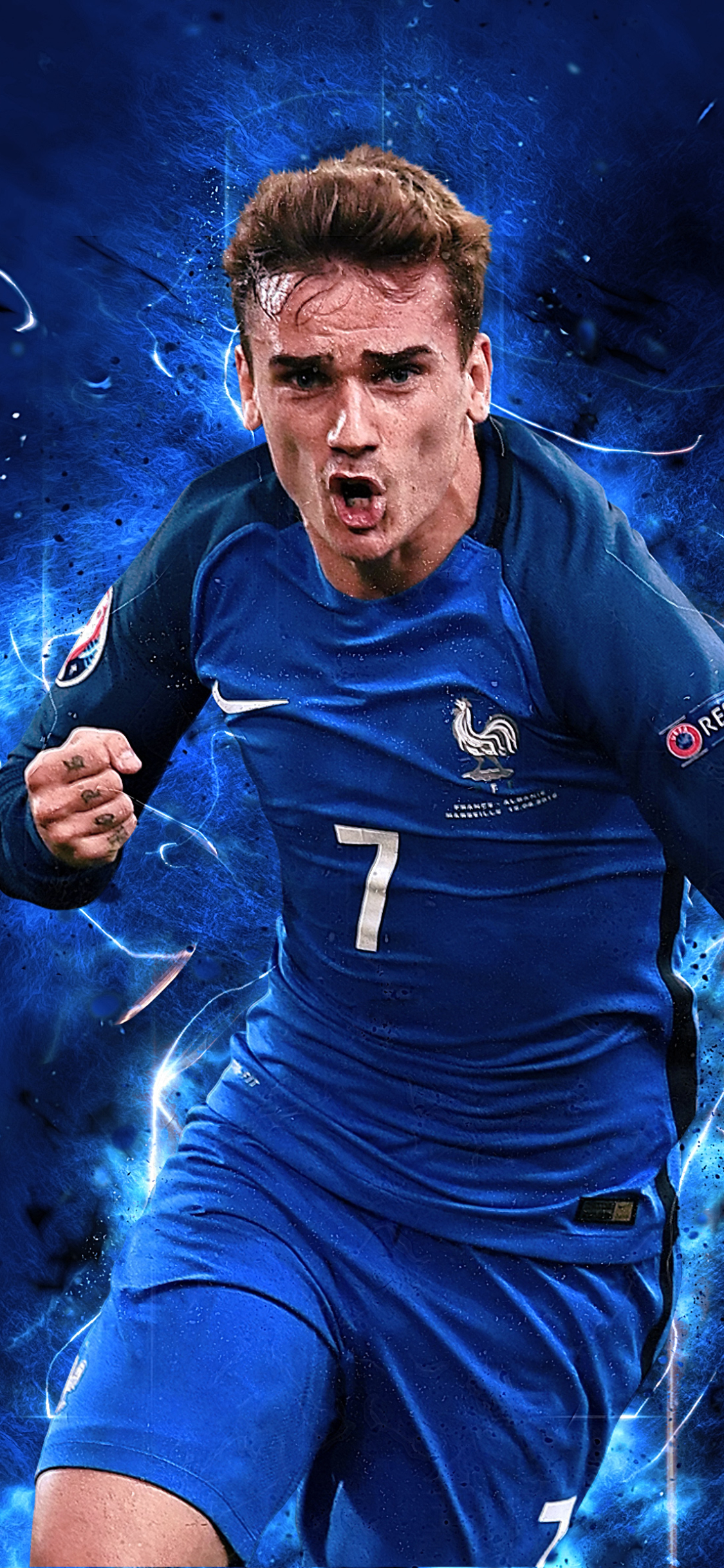 Baixar papel de parede para celular de Esportes, Futebol, Francês, Antoine Griezmann gratuito.