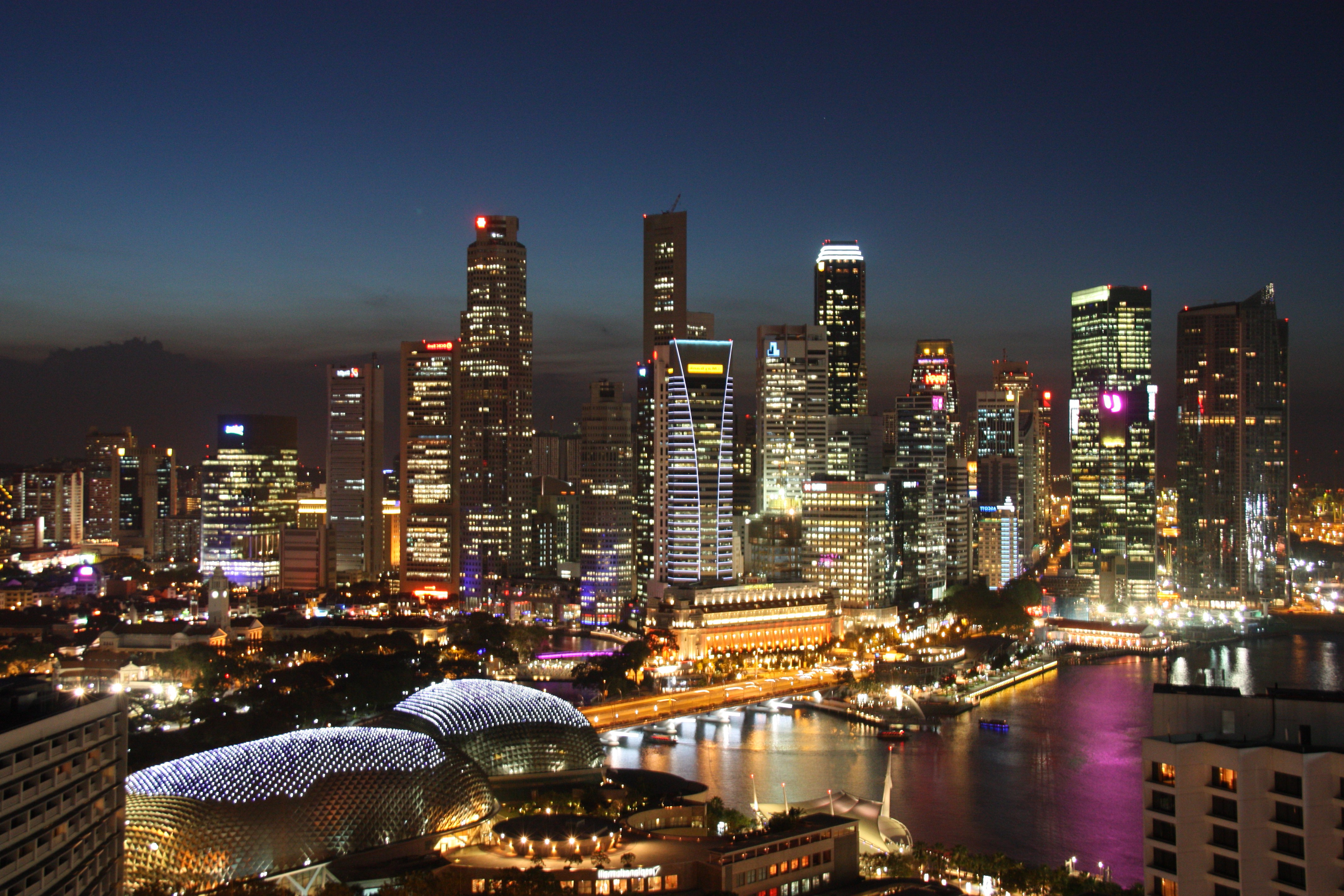 Download mobile wallpaper Cities, Singapore, Man Made for free.
