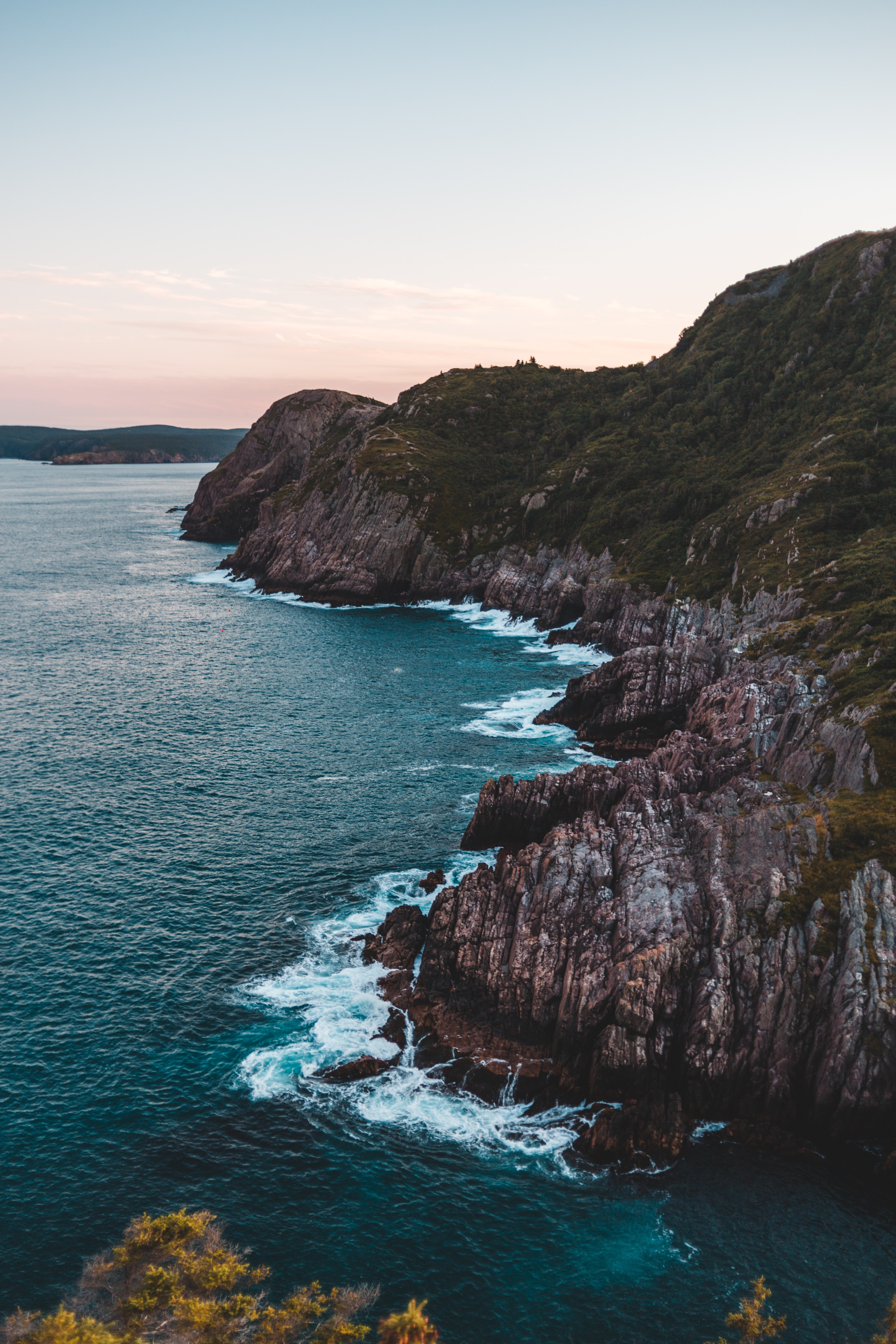 無料モバイル壁紙自然, 上から見る, 崖, 水, 岩, 海をダウンロードします。