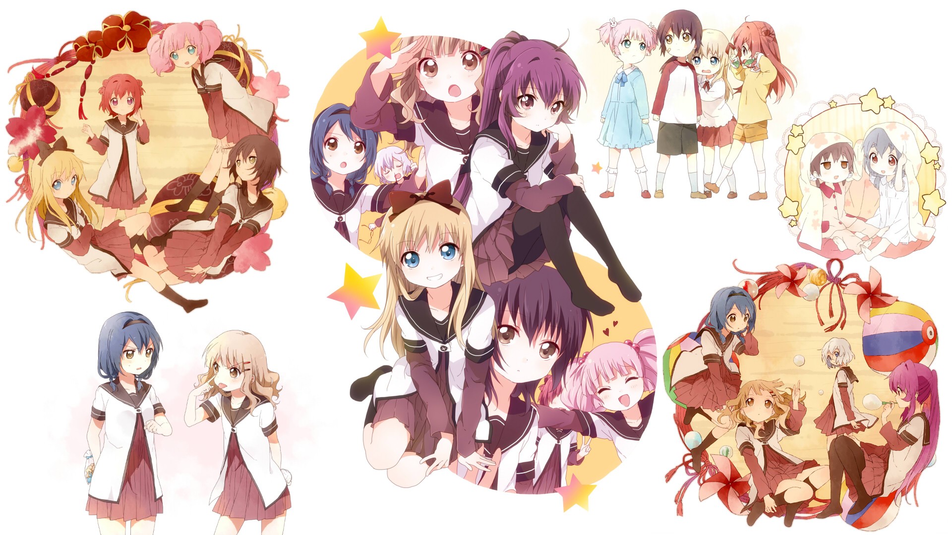 Download mobile wallpaper Anime, Yuru Yuri for free.