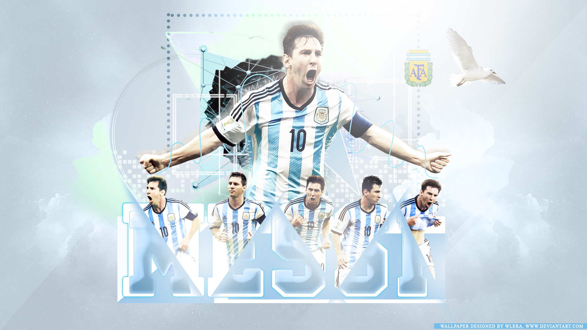 505026 descargar fondo de pantalla selección argentina de fútbol, lionel messi, deporte, fútbol: protectores de pantalla e imágenes gratis