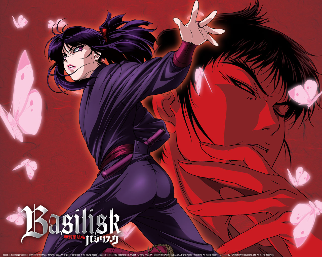 Free download wallpaper Anime, Basilisk on your PC desktop