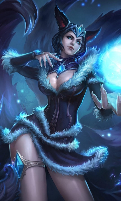 Handy-Wallpaper League Of Legends, Computerspiele, Ahri (Liga Der Legenden) kostenlos herunterladen.