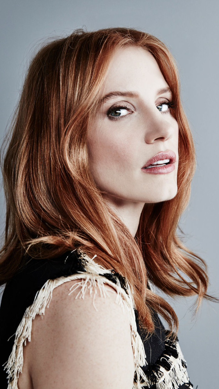 Download mobile wallpaper Redhead, Blue Eyes, Celebrity, Actress, Jessica Chastain for free.