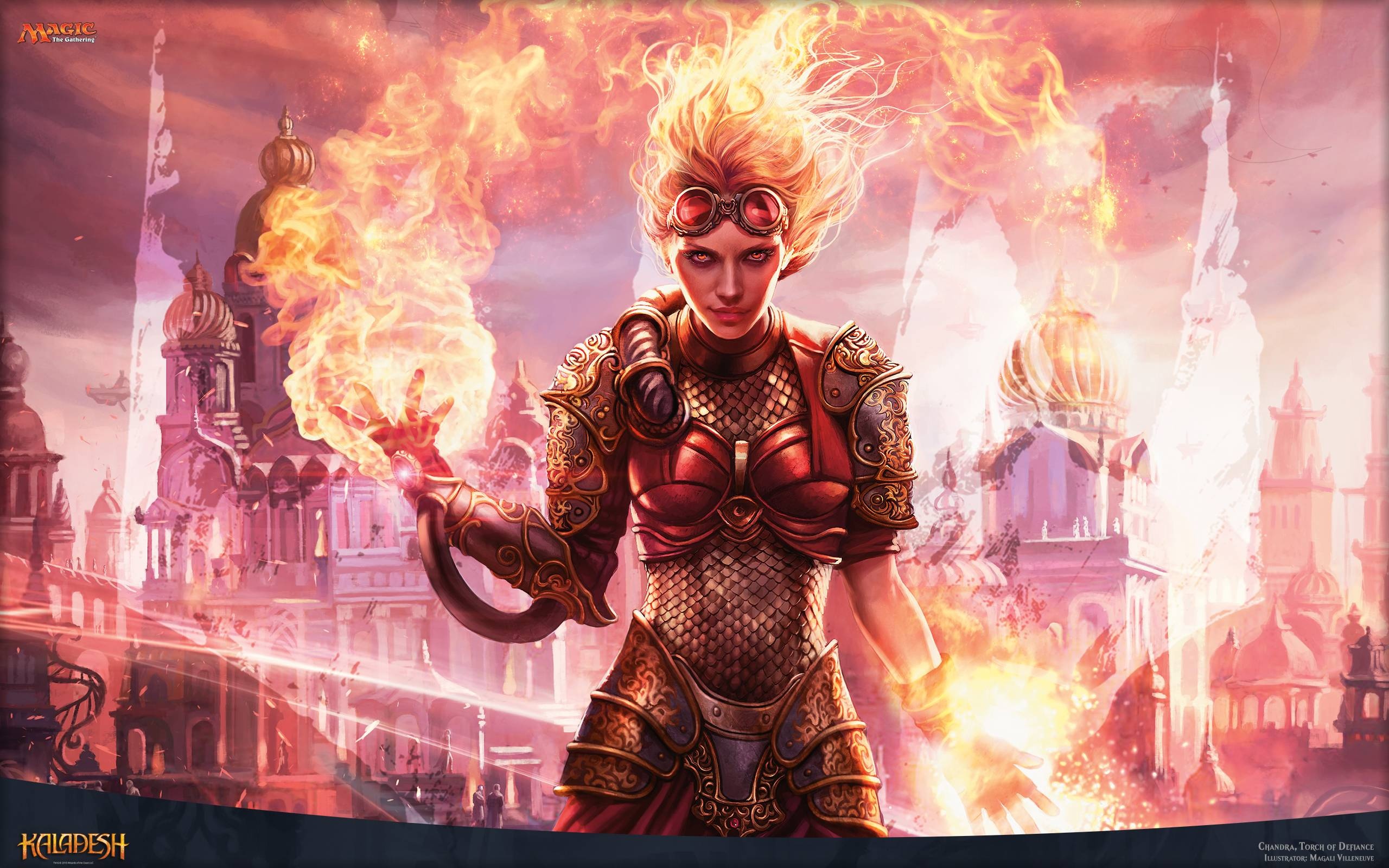 Free download wallpaper Magic, Fire, Game, Armor, Magic: The Gathering, Goggles on your PC desktop