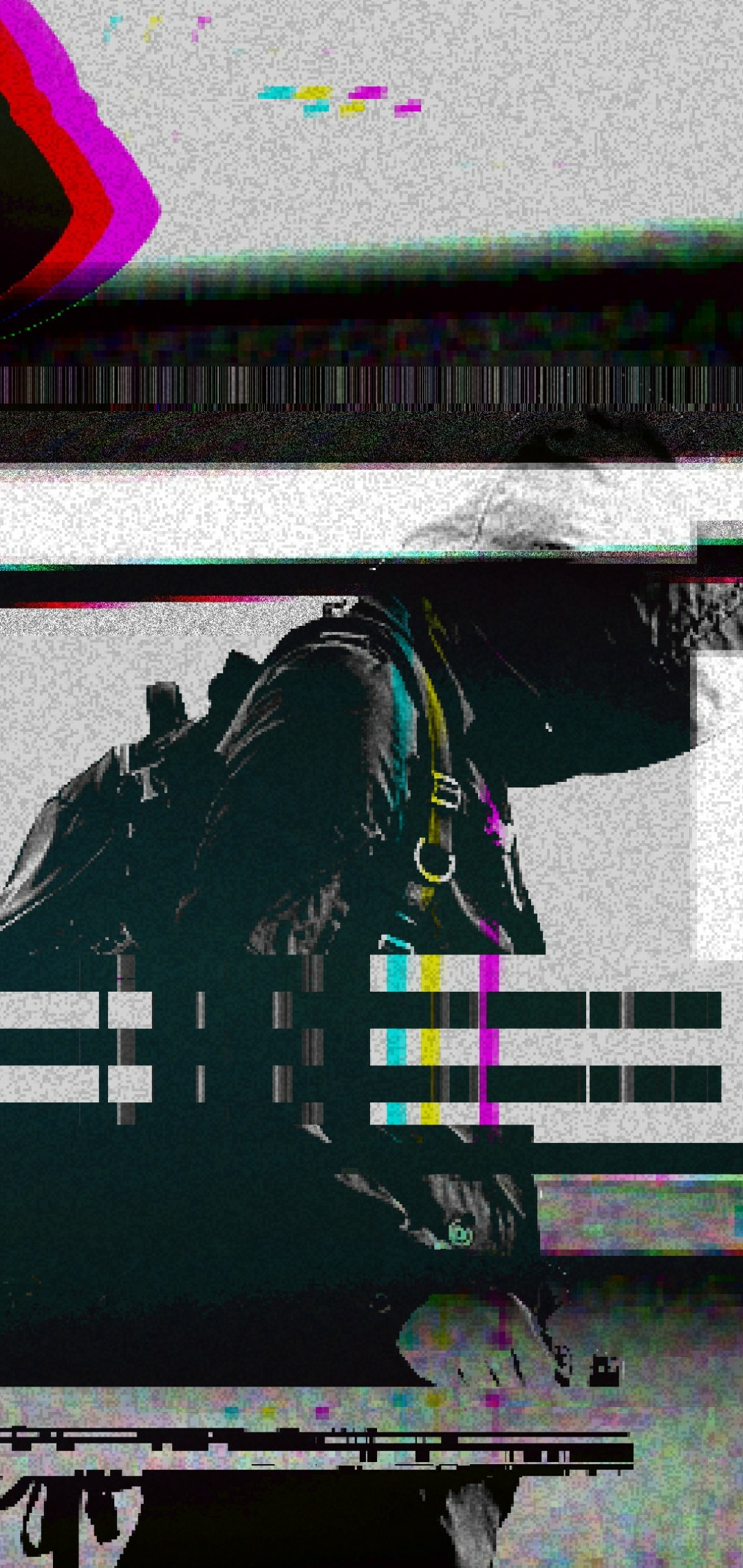 Download mobile wallpaper Artistic, Glitch, Aesthetic for free.
