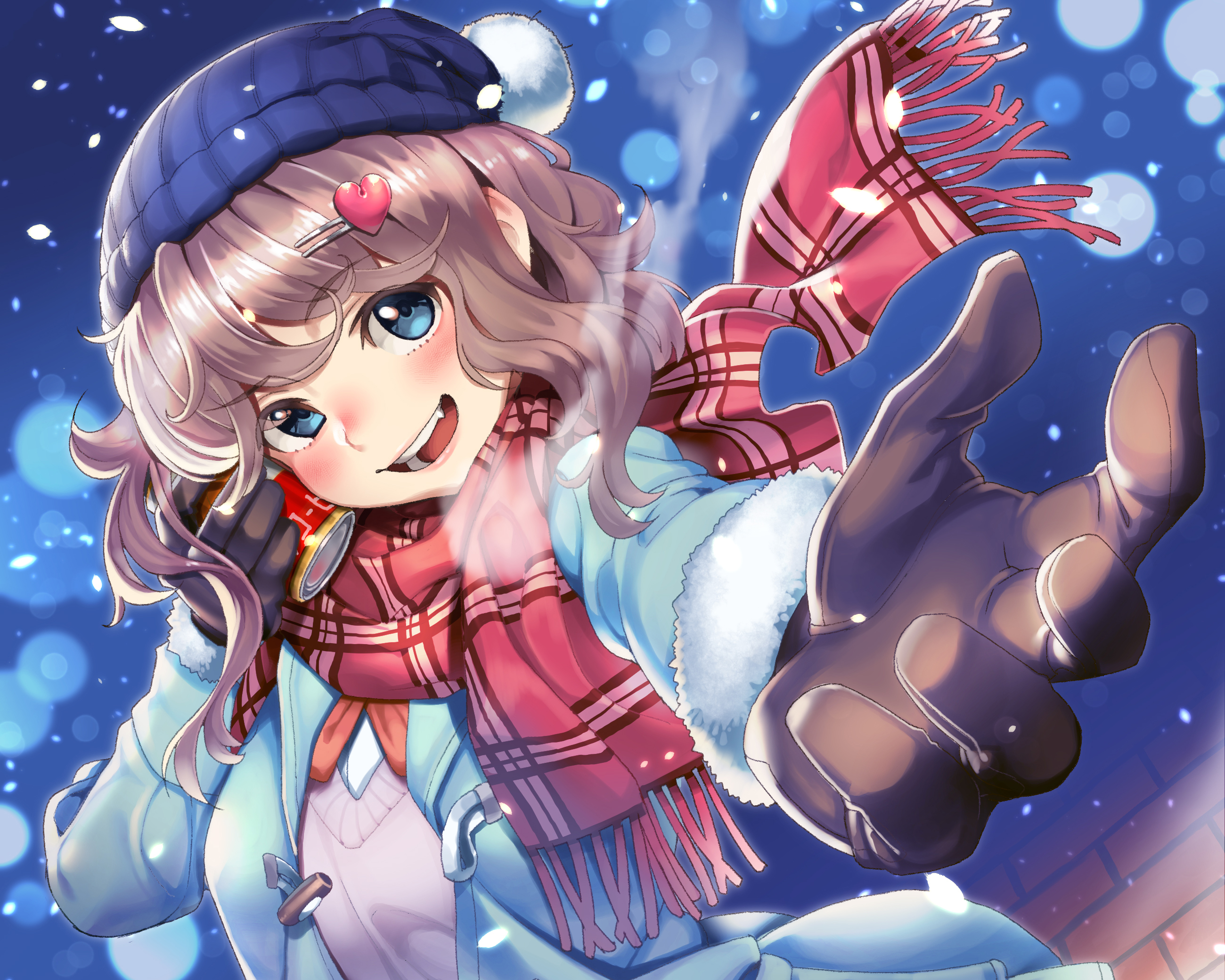 Download mobile wallpaper Anime, Winter, Original for free.