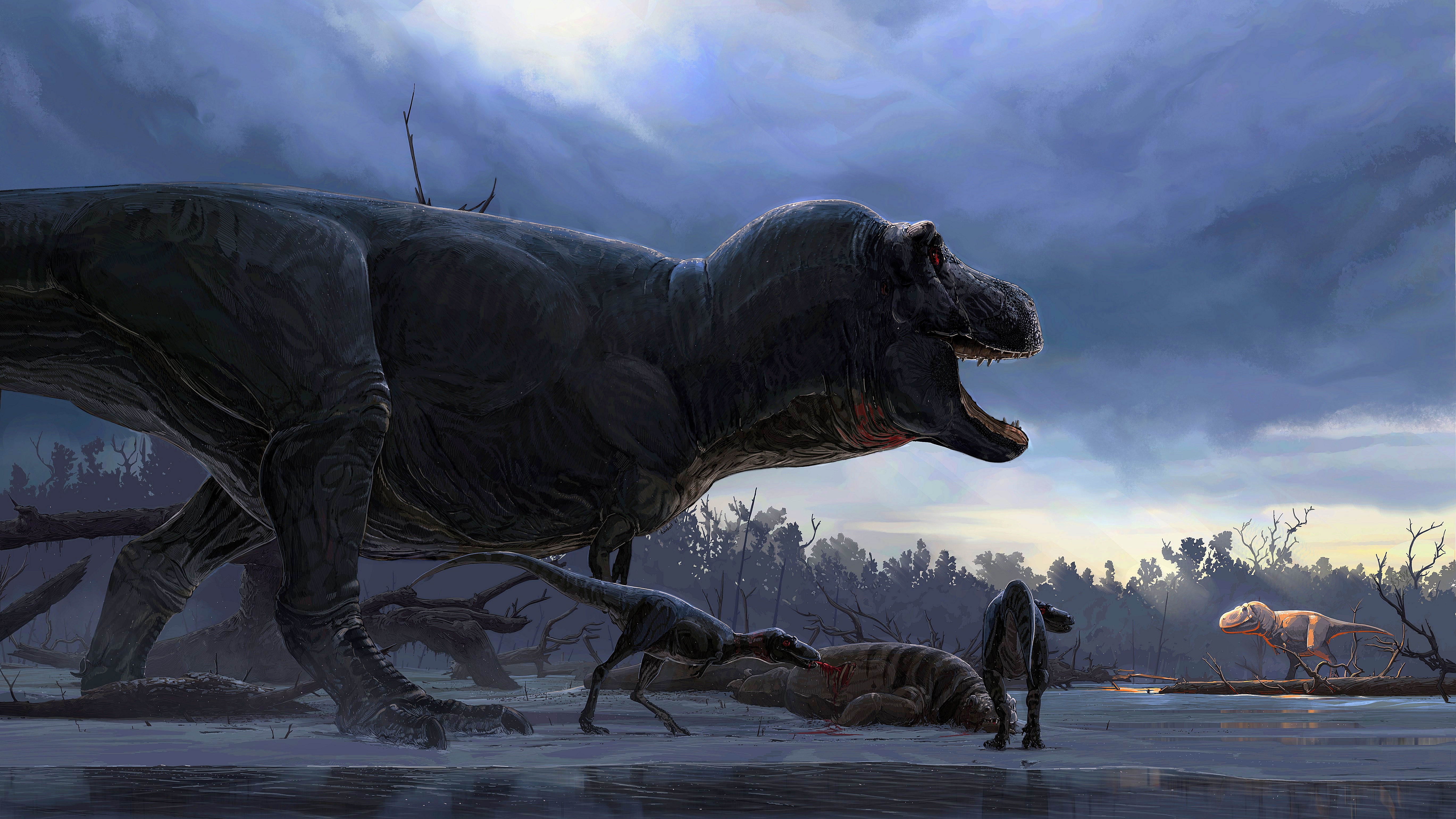 Baixe gratuitamente a imagem Animais, Dinossauros, Tiranossauro Rex na área de trabalho do seu PC