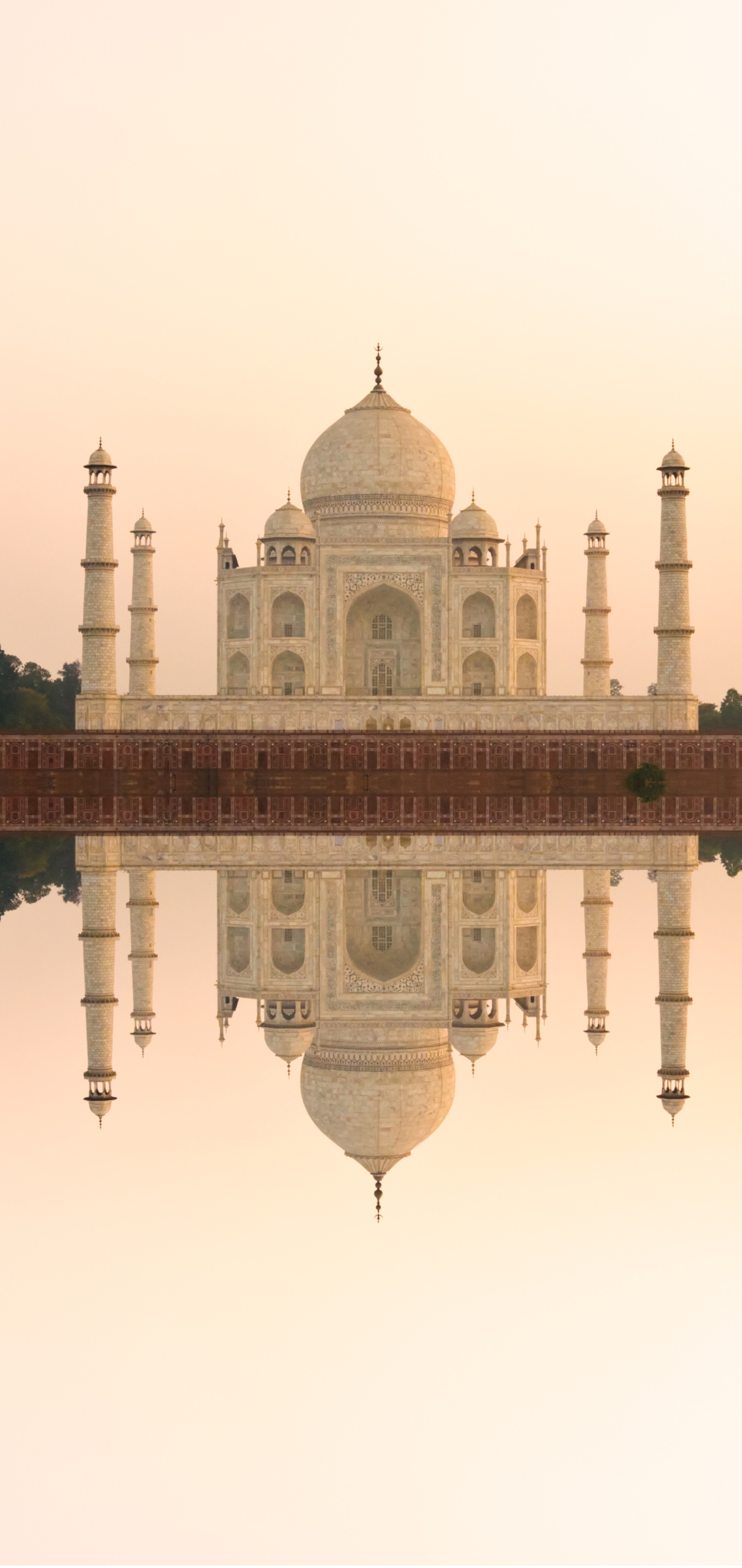 Descarga gratuita de fondo de pantalla para móvil de Agua, Arquitectura, Monumentos, Taj Mahal, Edificio, Reflexión, Monumento, Hazme, India, Hecho Por El Hombre, Reflejo.