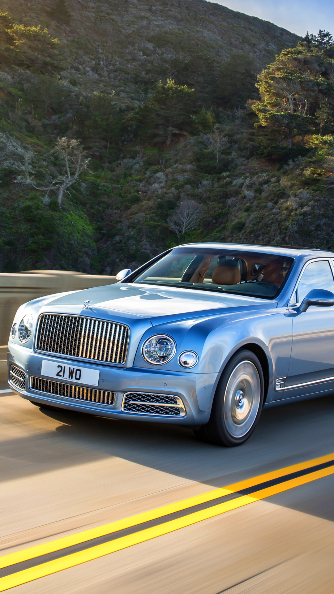 Download mobile wallpaper Bentley, Car, Vehicle, Vehicles, Silver Car, Bentley Mulsanne for free.