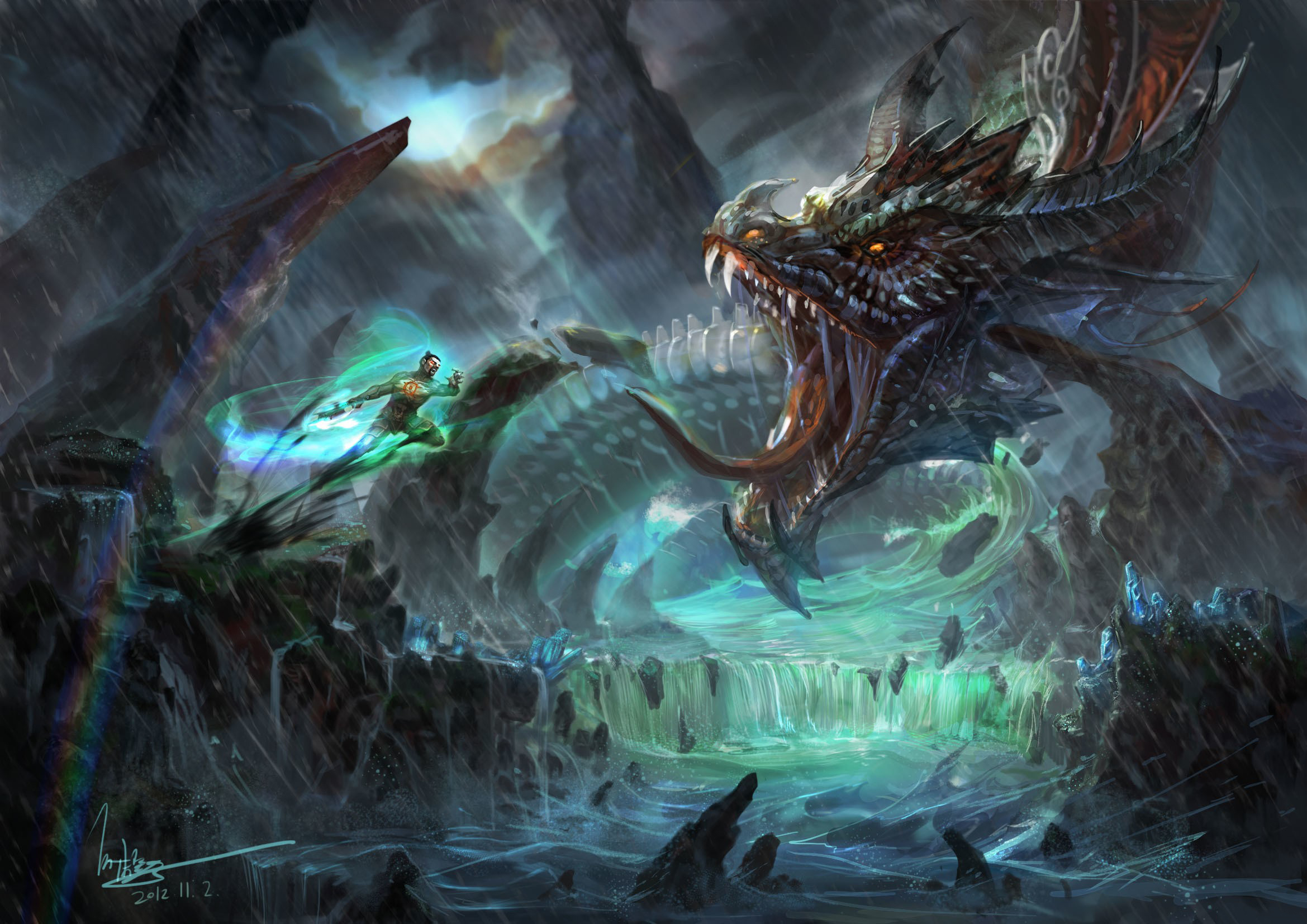 Free download wallpaper Fantasy, Dragon on your PC desktop