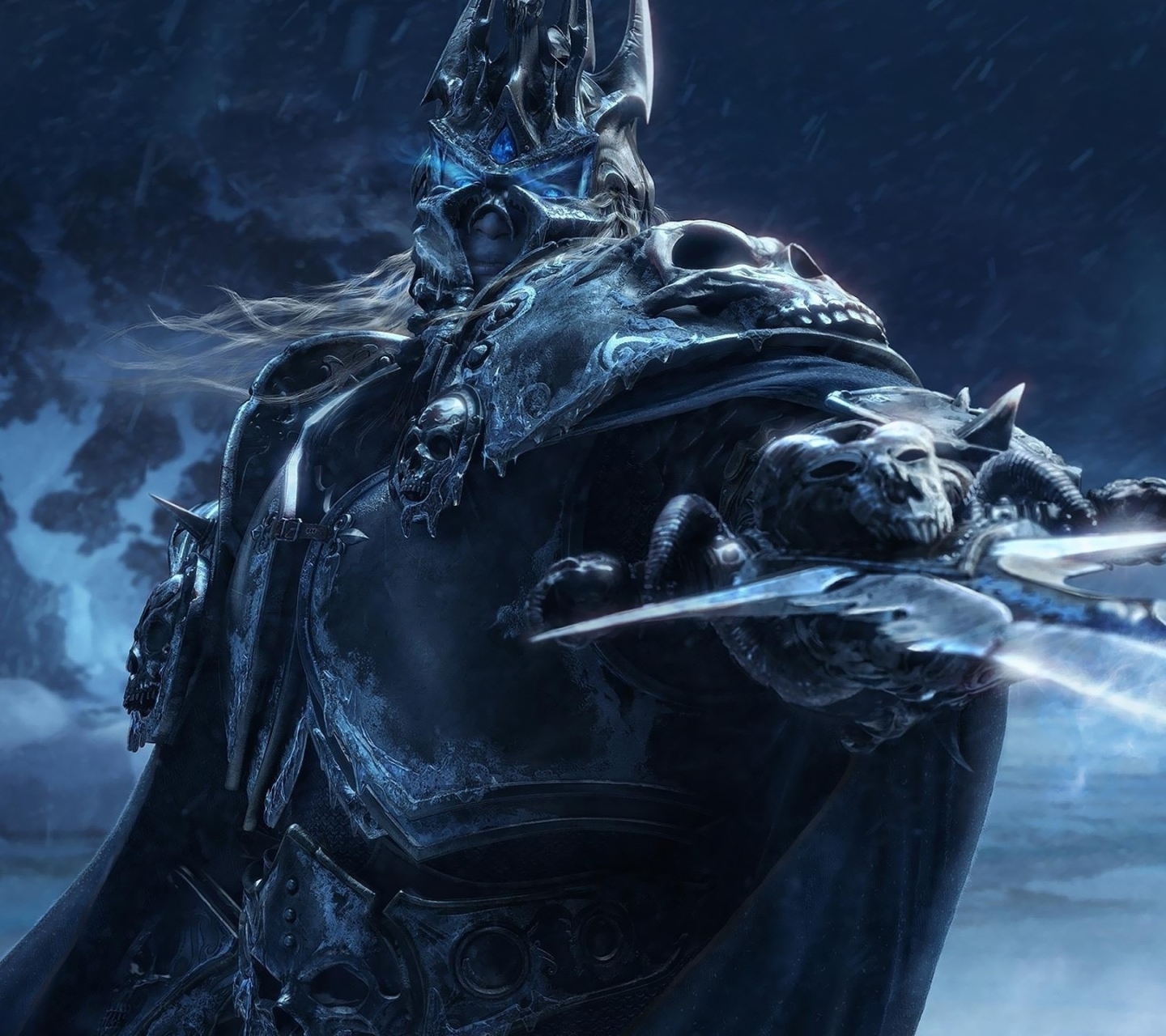Handy-Wallpaper Warcraft, Computerspiele, World Of Warcraft, Lich König kostenlos herunterladen.