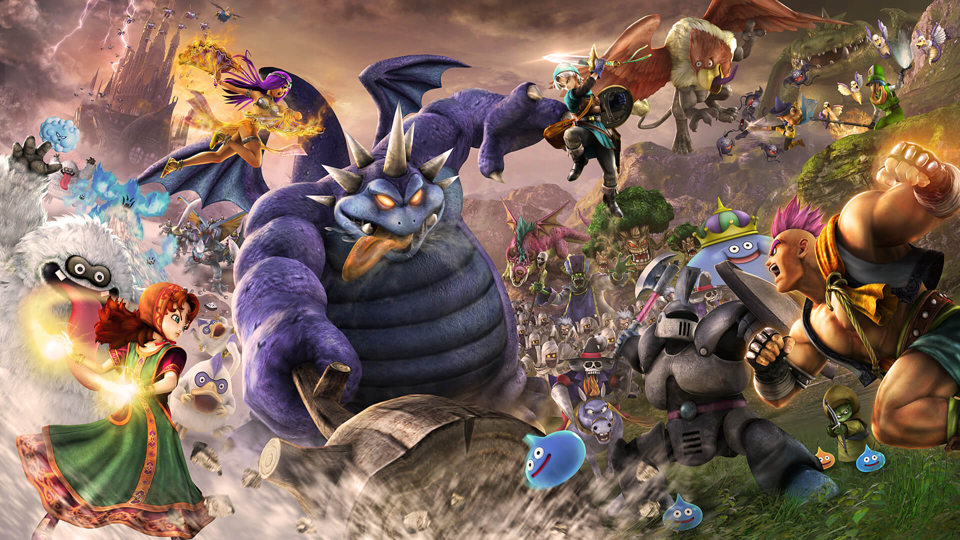 Laden Sie Dragon Quest Heroes Ii HD-Desktop-Hintergründe herunter