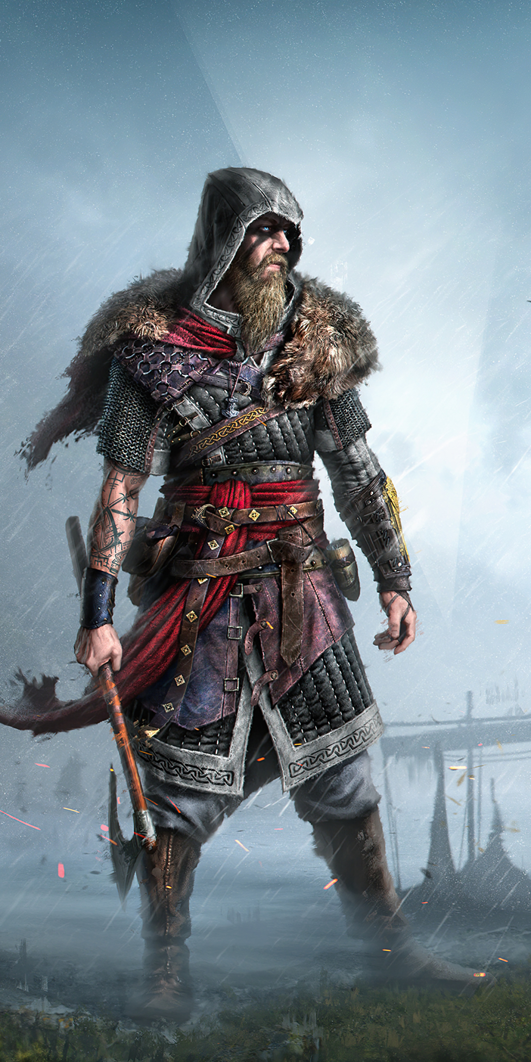 Download mobile wallpaper Assassin's Creed, Warrior, Video Game, Viking, Assassin's Creed Valhalla for free.