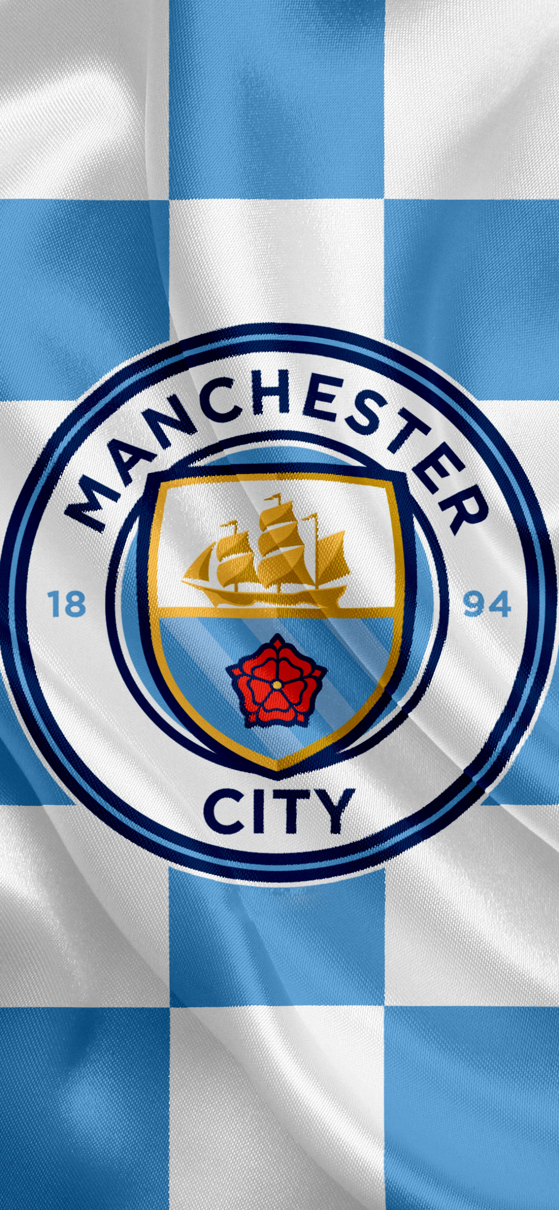 Handy-Wallpaper Sport, Fußball, Logo, Manchester City kostenlos herunterladen.