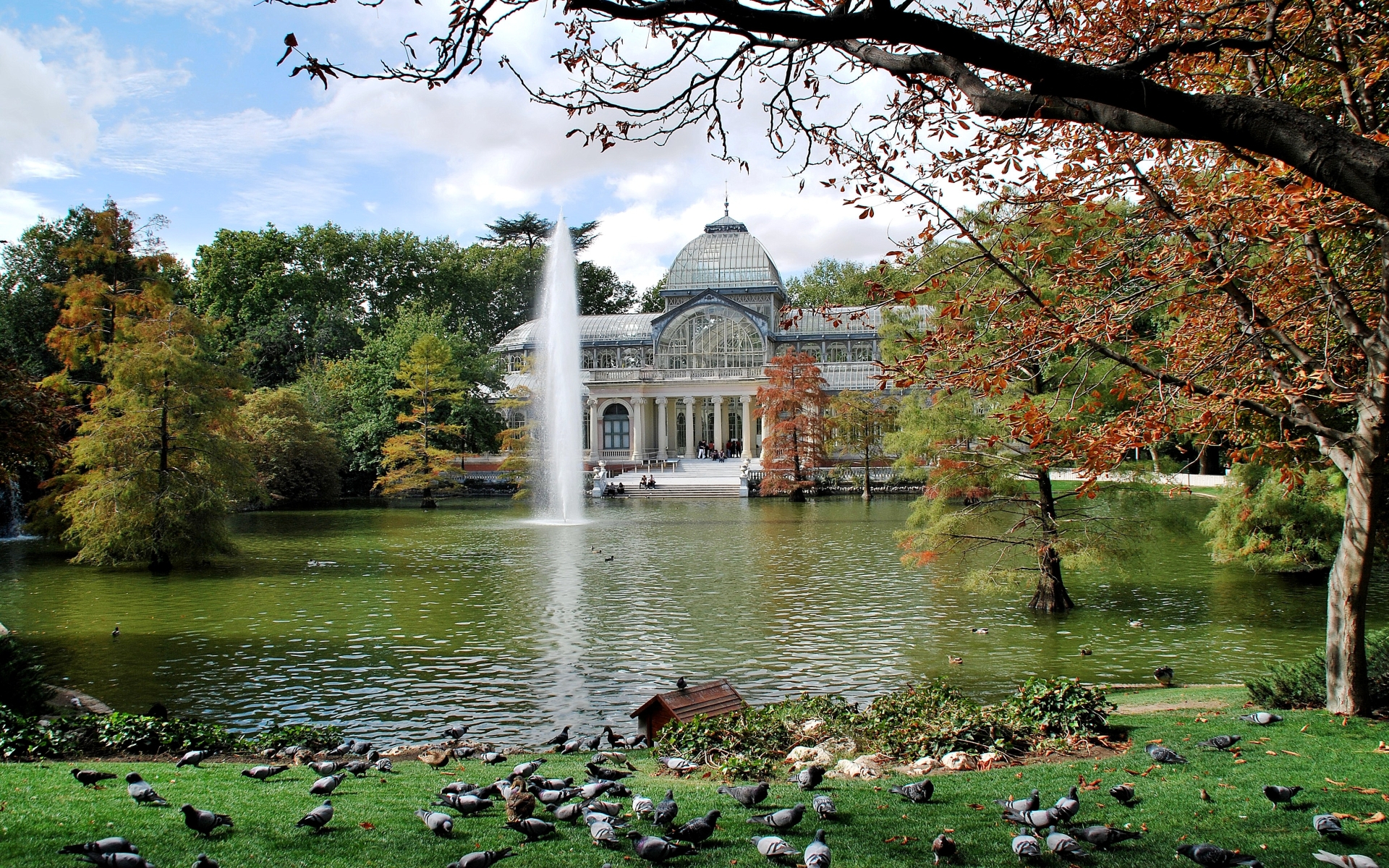 641764 Hintergrundbild herunterladen menschengemacht, palacio de cristal - Bildschirmschoner und Bilder kostenlos