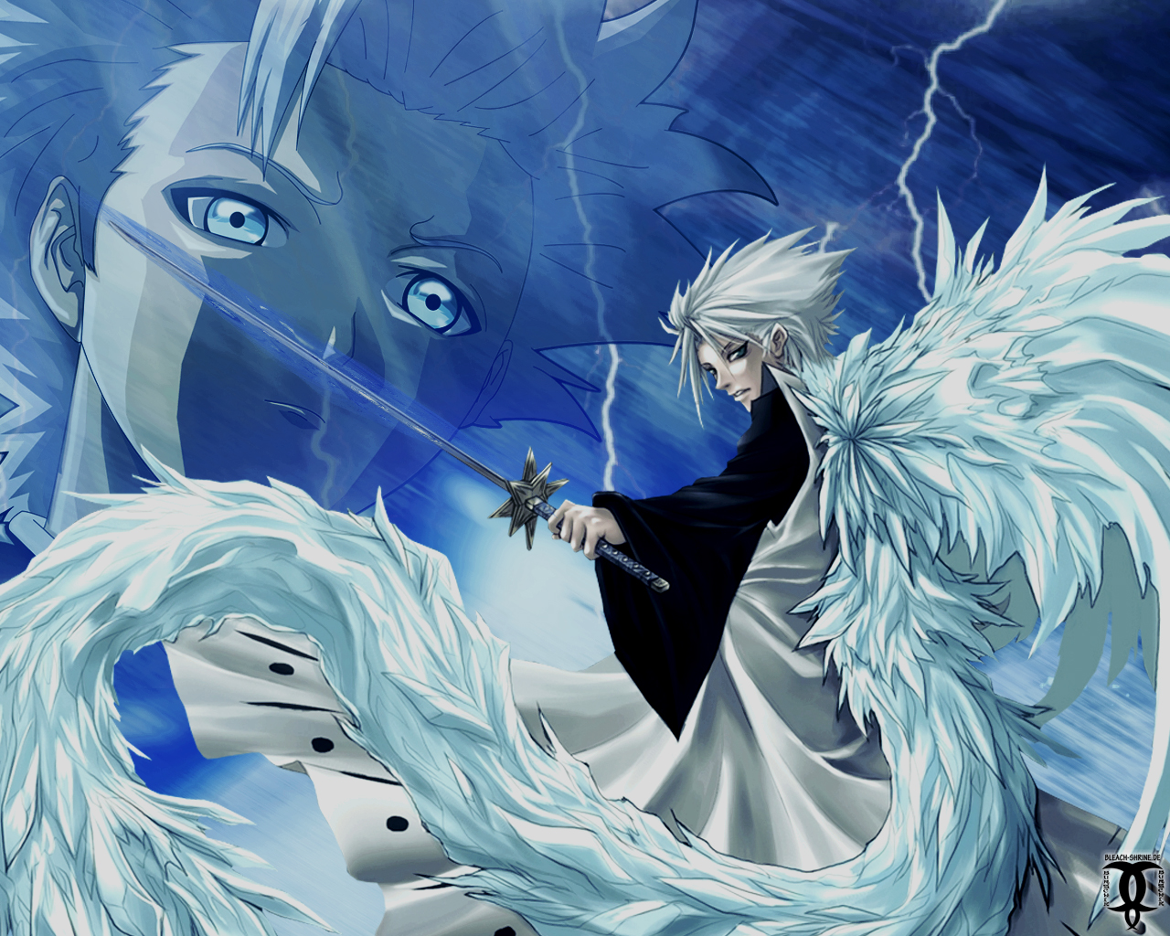 Handy-Wallpaper Bleach, Animes, Tōshirō Hitsugaya kostenlos herunterladen.