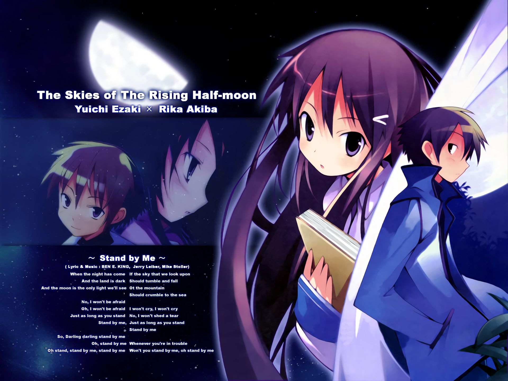 785487 descargar fondo de pantalla animado, hanbun no tsuki ga noboru sora: protectores de pantalla e imágenes gratis