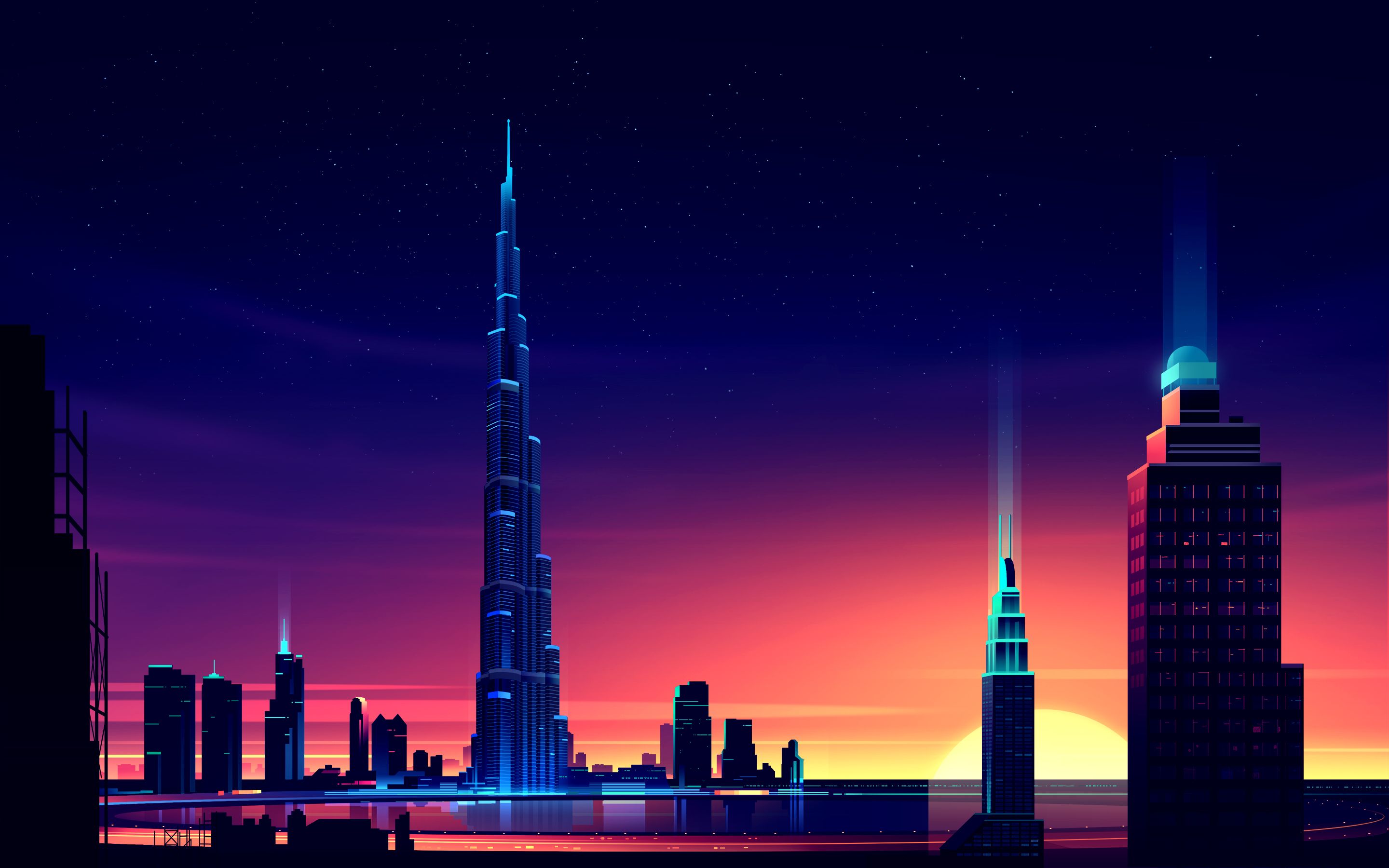 918299 descargar imagen burj khalifa, hecho por el hombre, paisaje urbano, dubái, rascacielos: fondos de pantalla y protectores de pantalla gratis