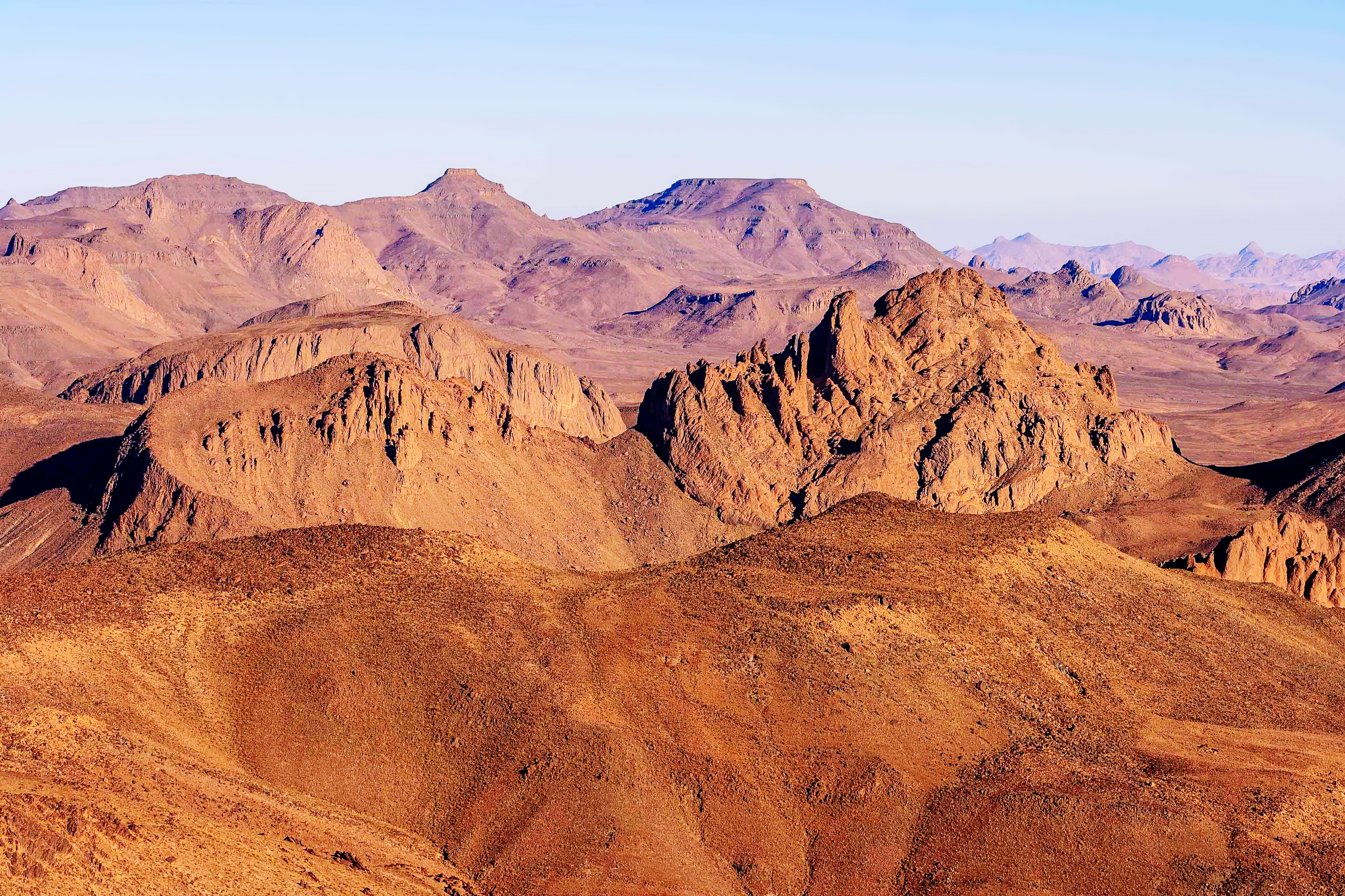 PCデスクトップに山, 地球, サハラ, アフリカ, 荒野, アルジェリア, ホッガー山脈画像を無料でダウンロード