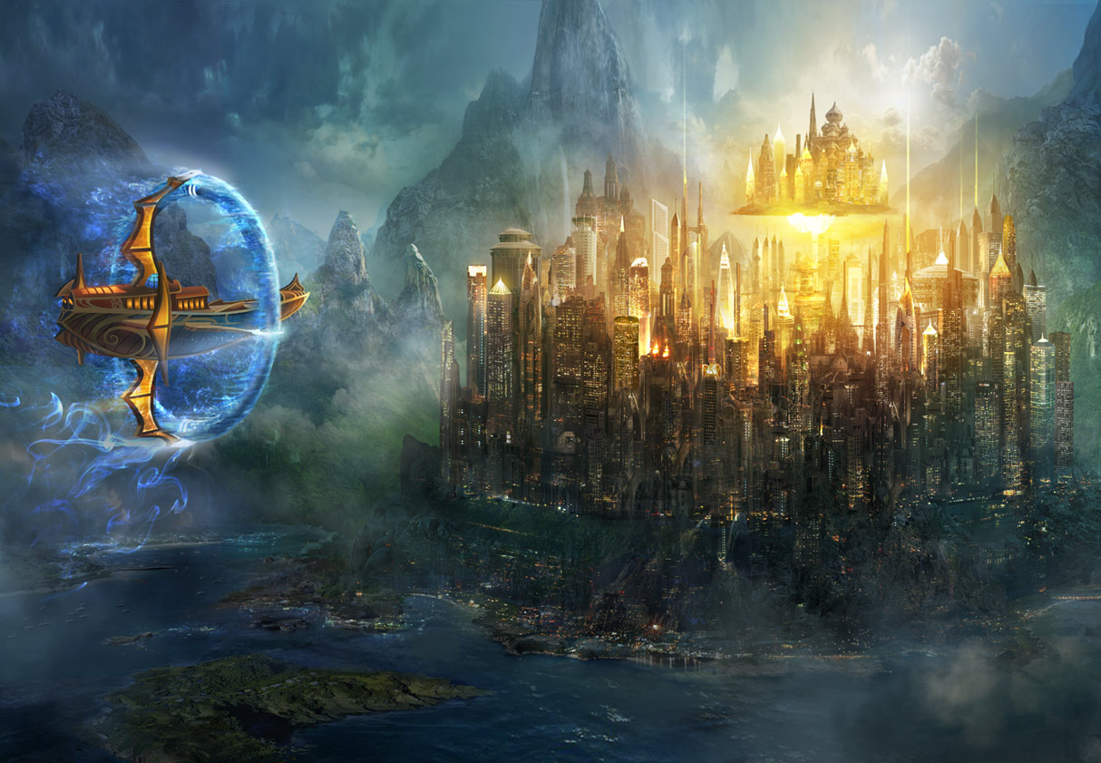 Free download wallpaper City, Sci Fi on your PC desktop