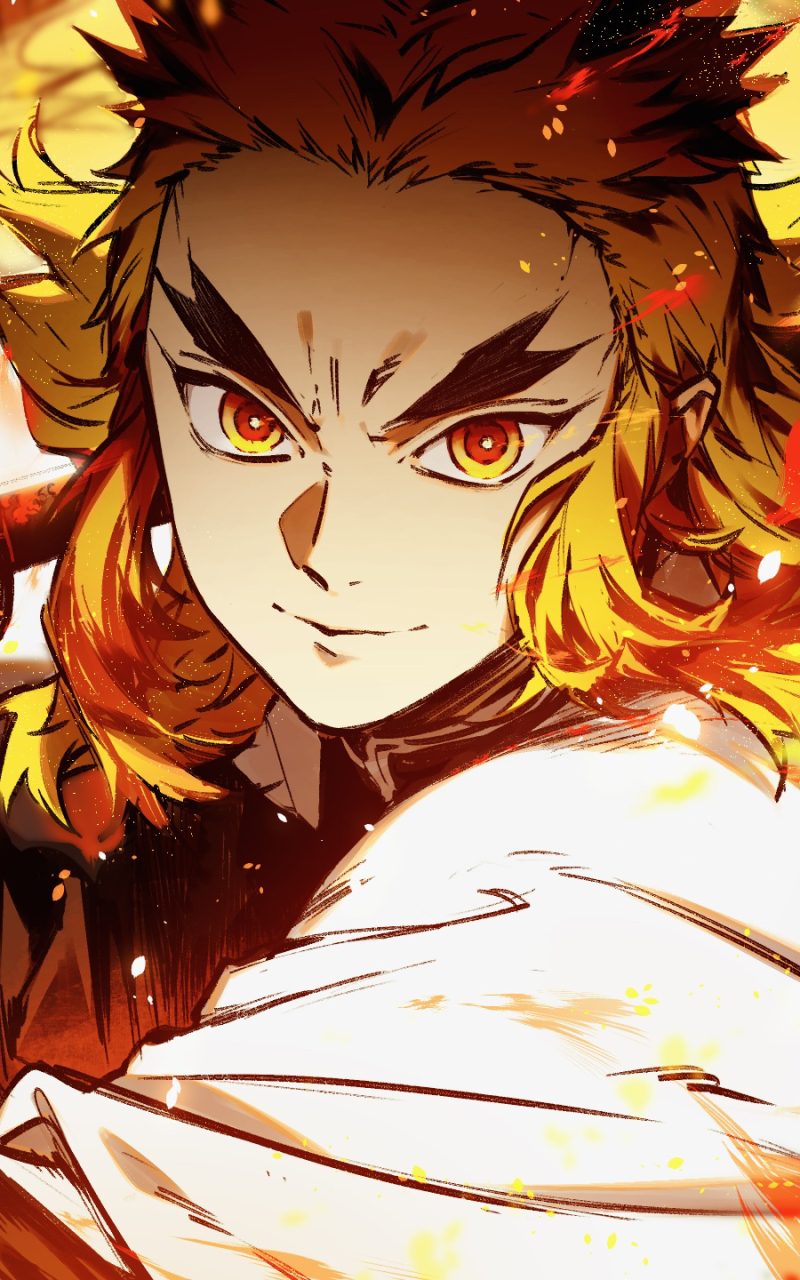 Descarga gratuita de fondo de pantalla para móvil de Animado, Demon Slayer: Kimetsu No Yaiba, Kyojuro Rengoku.