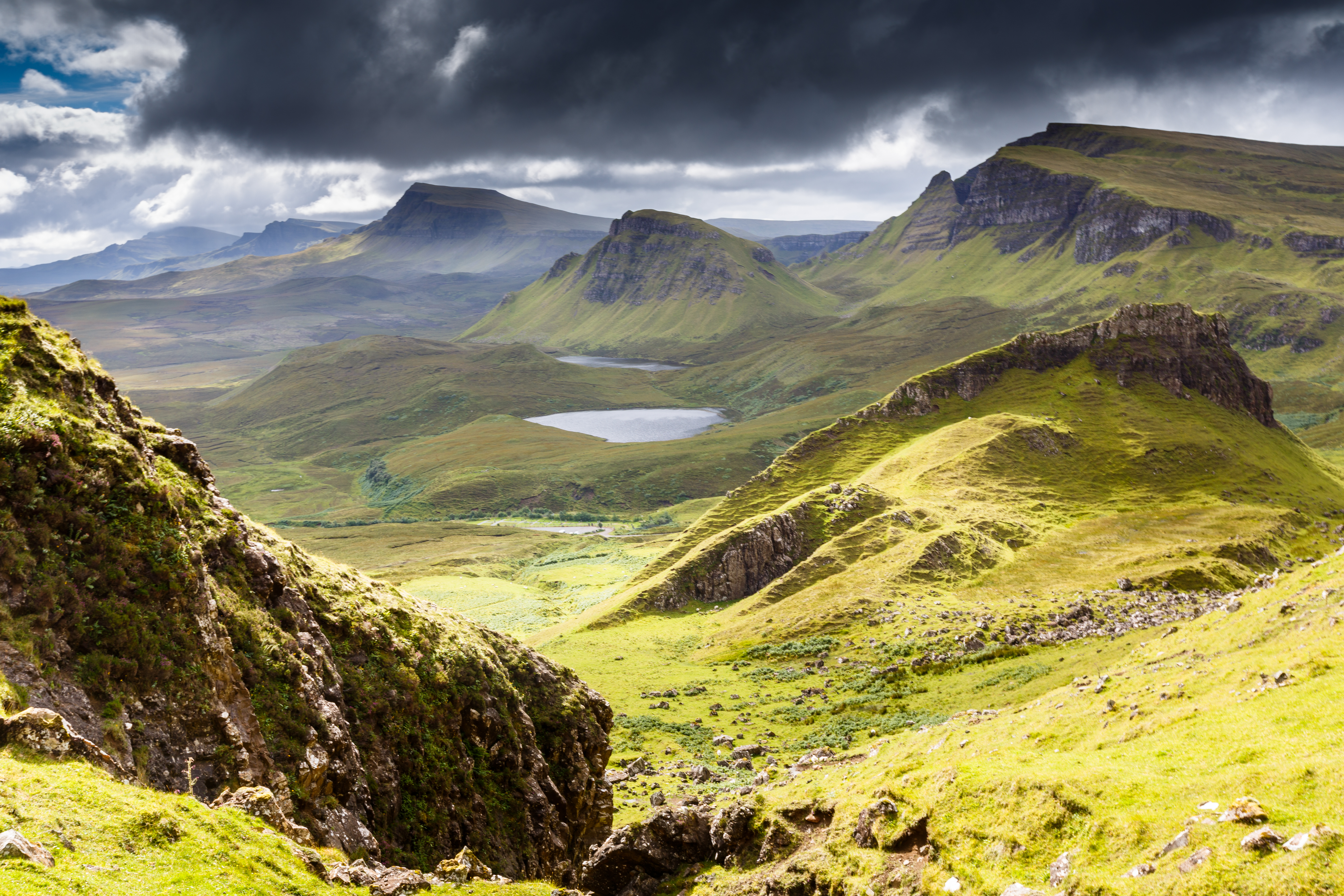 1525551 завантажити картинку шотландія, земля, пейзаж, озеро, гора - шпалери і заставки безкоштовно