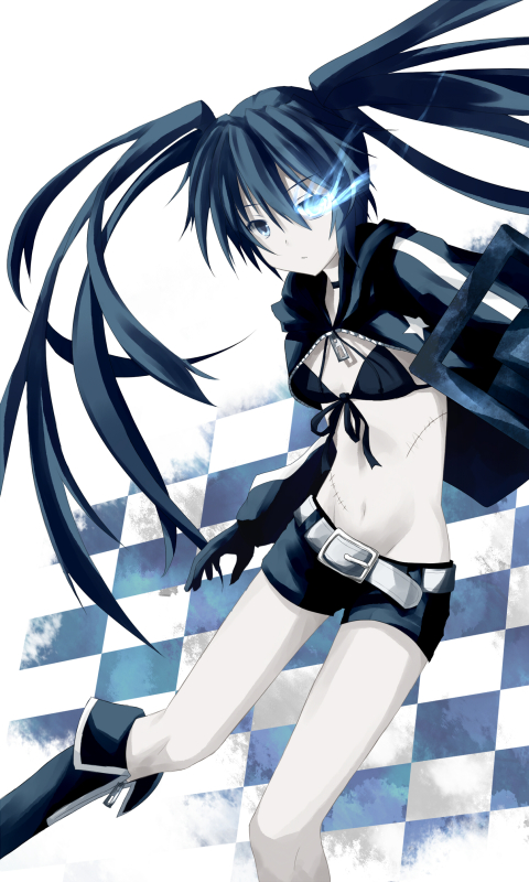 Download mobile wallpaper Anime, Black Rock Shooter for free.