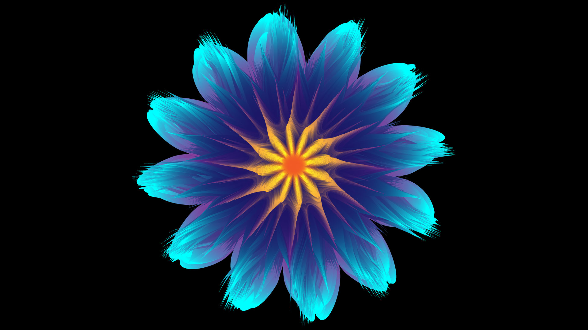 Free download wallpaper Flowers, Flower, Artistic, Blue Flower on your PC desktop