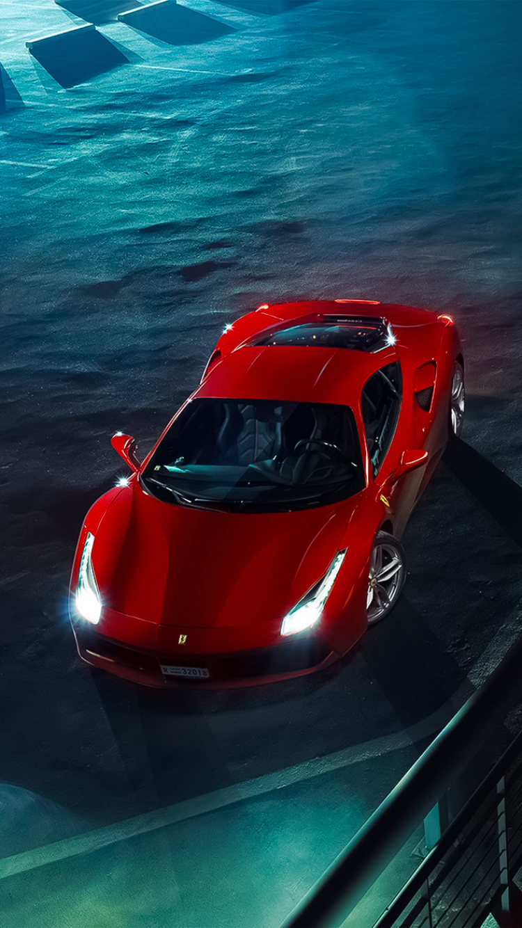 Handy-Wallpaper Auto, Ferrari, Autos, Supersportwagen, Fahrzeug, Ferrari 488 Gtb, Fahrzeuge, Ferrari 488 kostenlos herunterladen.