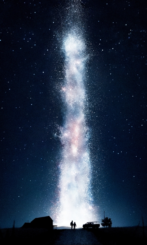 Download mobile wallpaper Night, Interstellar, Movie for free.