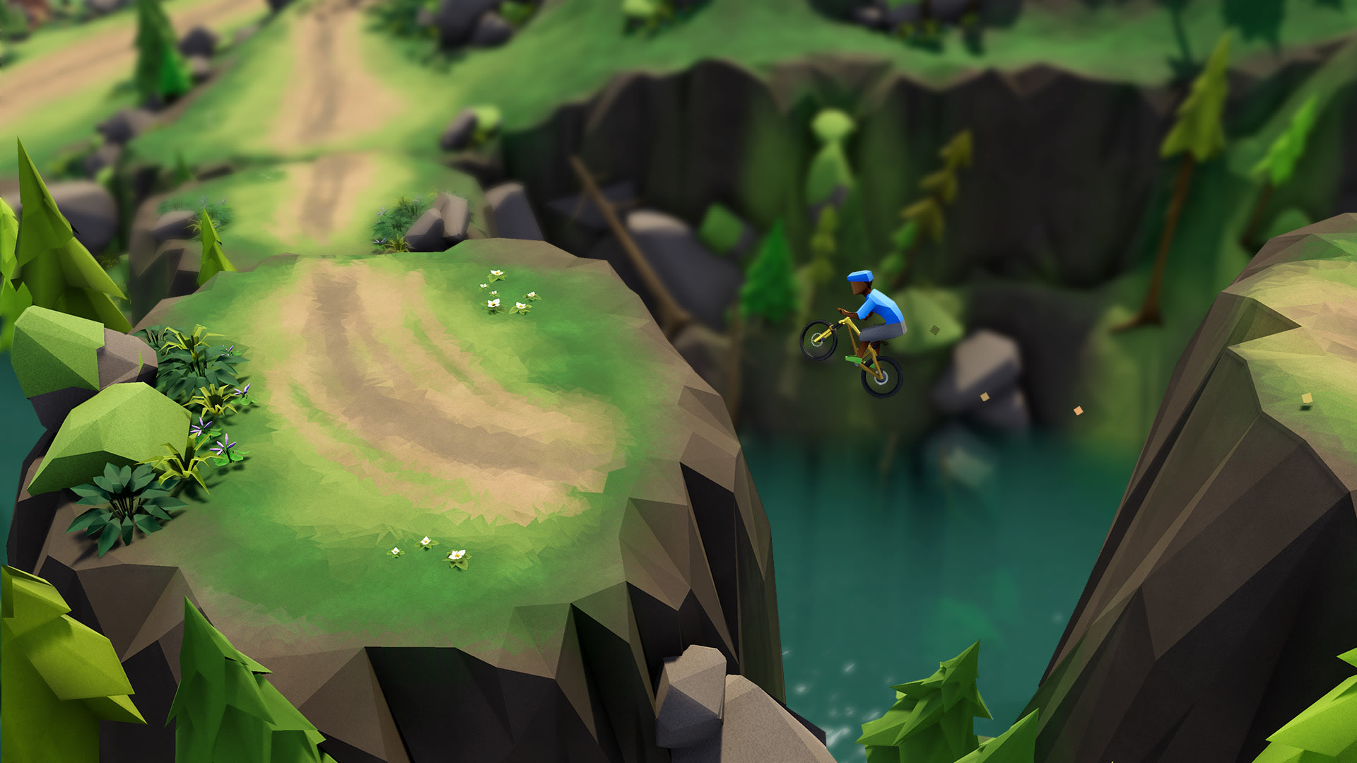 video game, lonely mountains: downhill