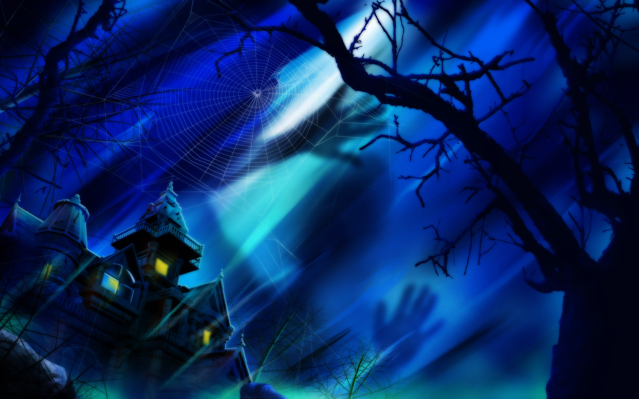 Free download wallpaper Houses, Pictures, Halloween on your PC desktop