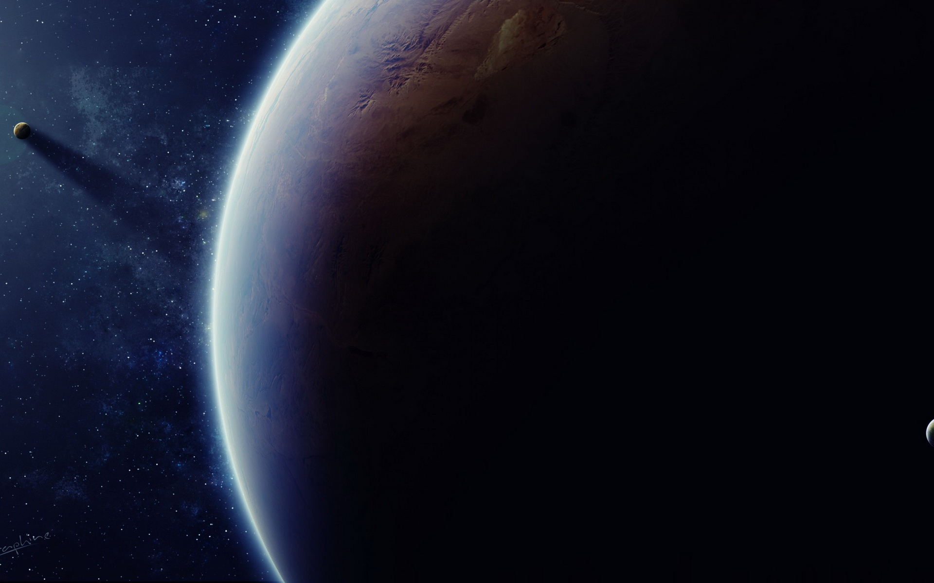 Скачати мобільні шпалери Планети, Наукова Фантастика безкоштовно.