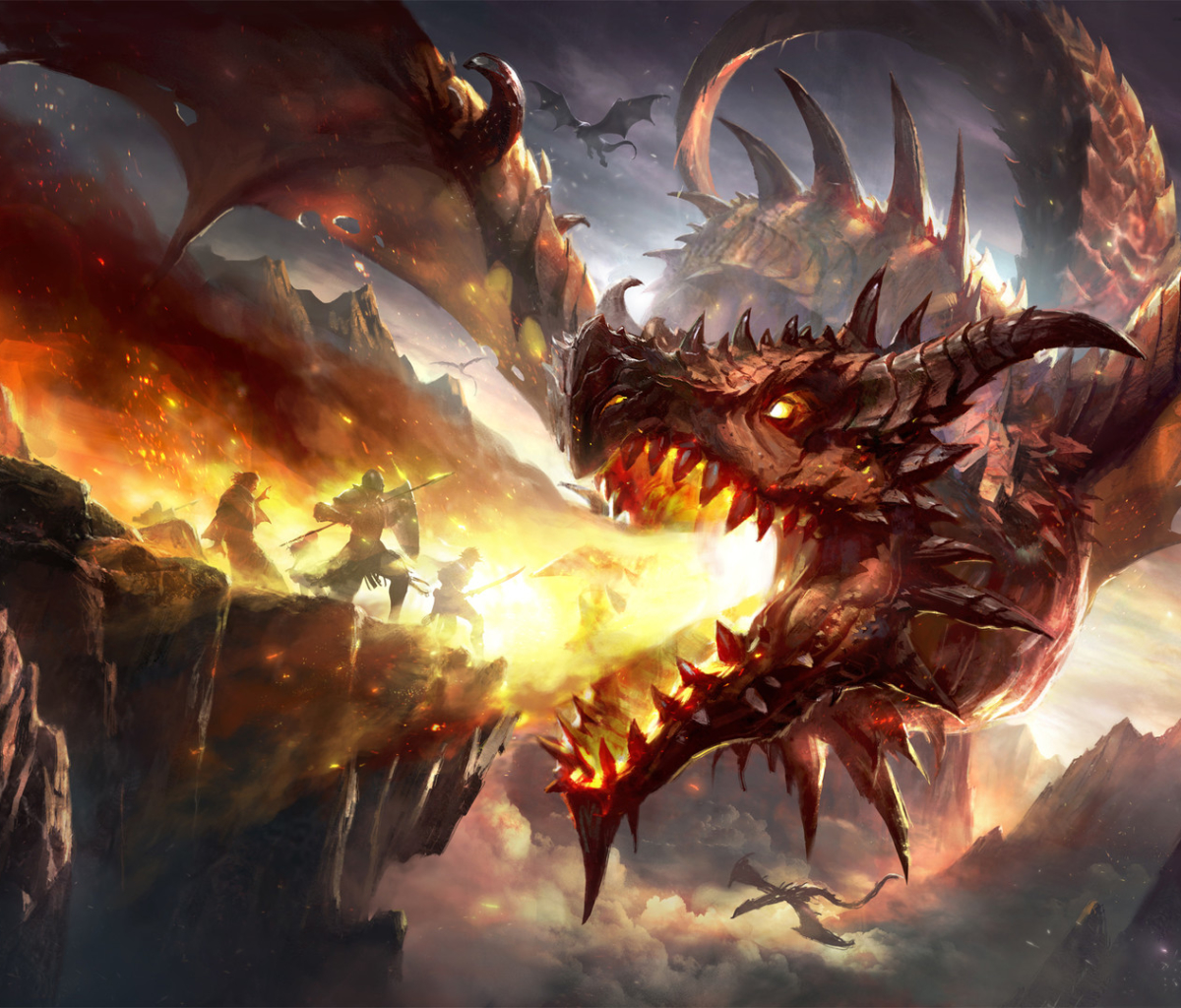 Free download wallpaper Fantasy, Dragon on your PC desktop