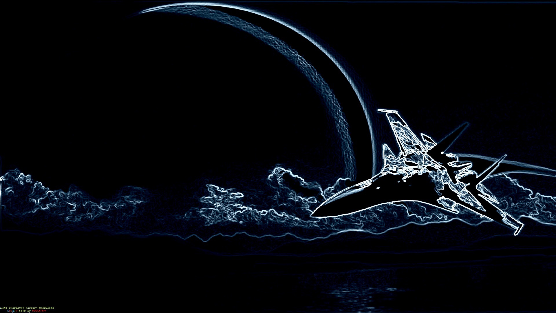 Скачать обои бесплатно Луна, Планета, Космический Корабль, Научная Фантастика картинка на рабочий стол ПК