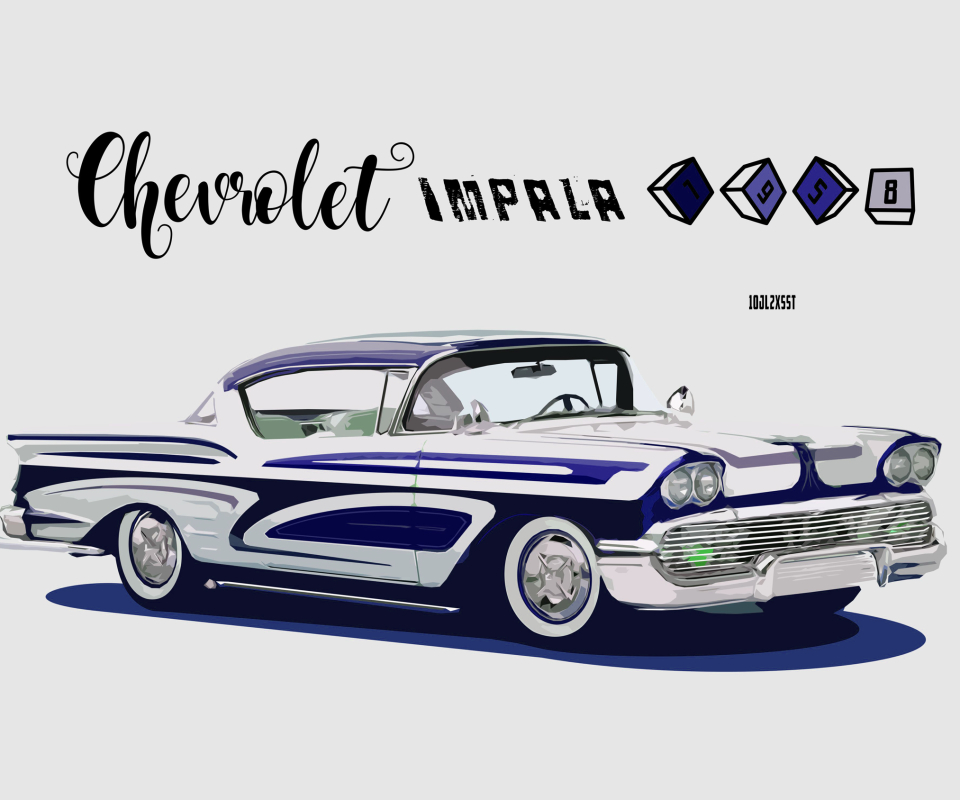 Download mobile wallpaper Chevrolet, Car, Vintage, Classic Car, Chevrolet Impala, Vehicles, Green Car for free.