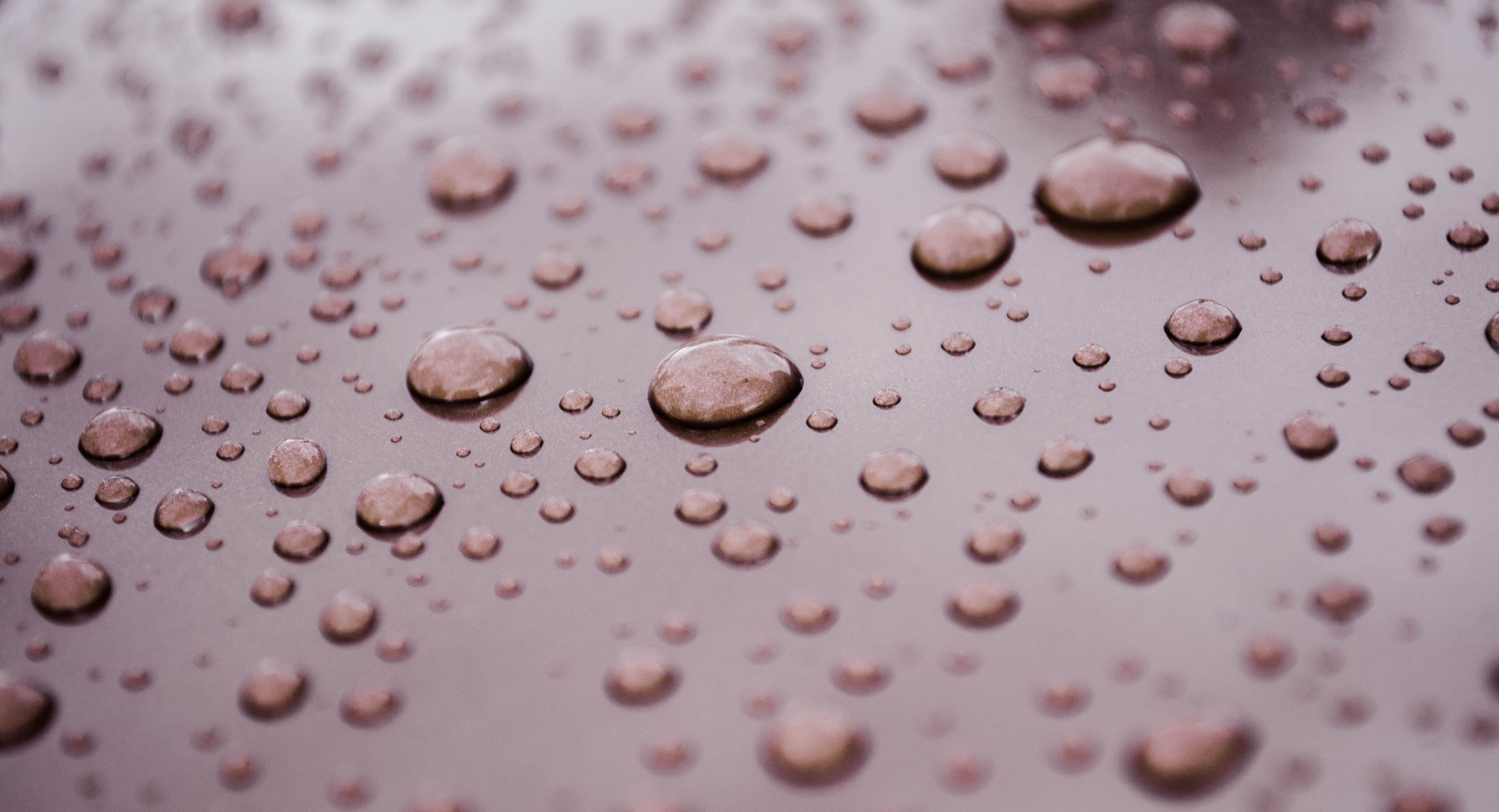 Download mobile wallpaper Water, Macro, Close Up, Brown, Photography, Water Drop for free.