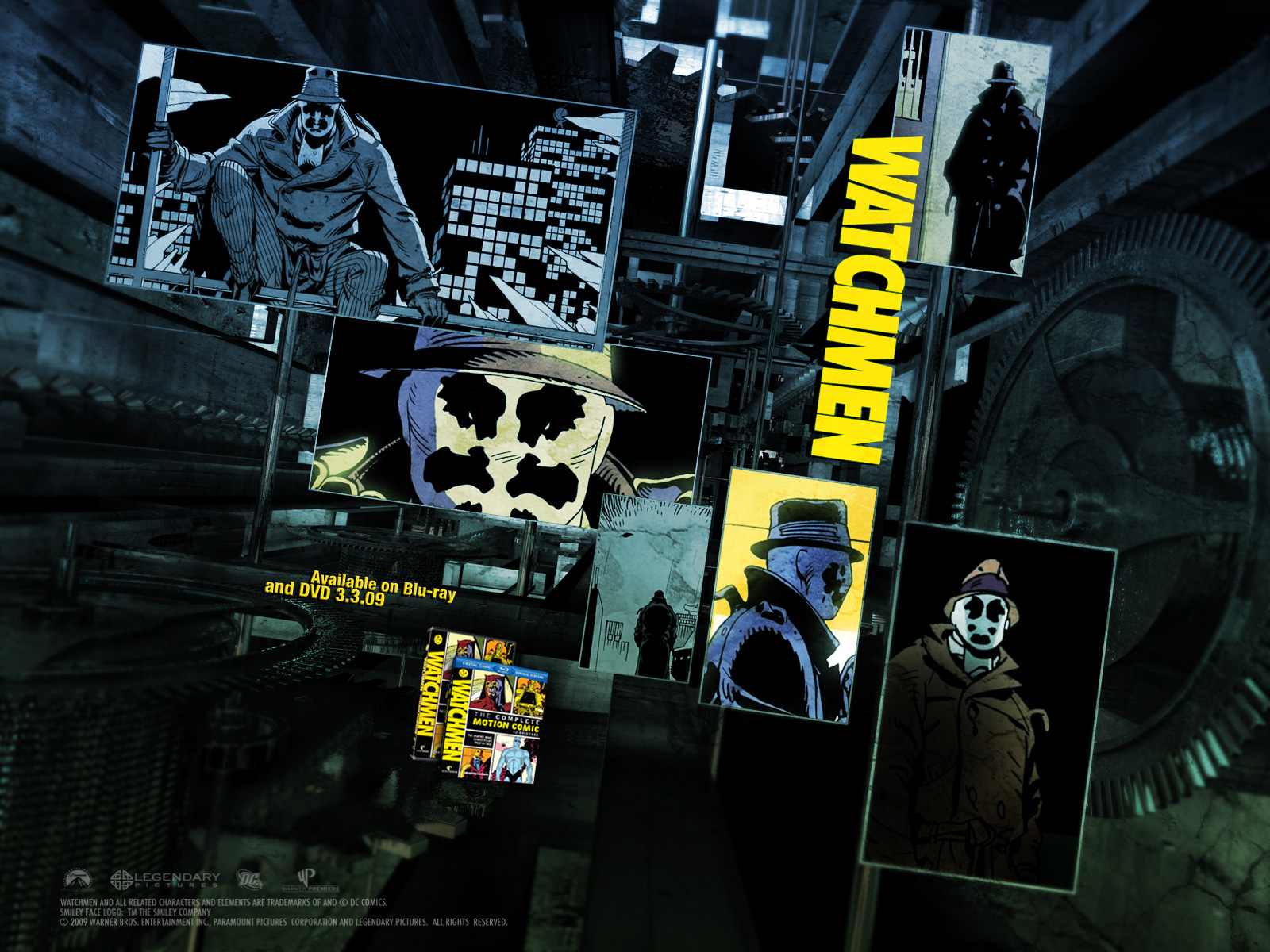 522596 baixar papel de parede história em quadrinhos, watchmen: o filme, rorschach - protetores de tela e imagens gratuitamente