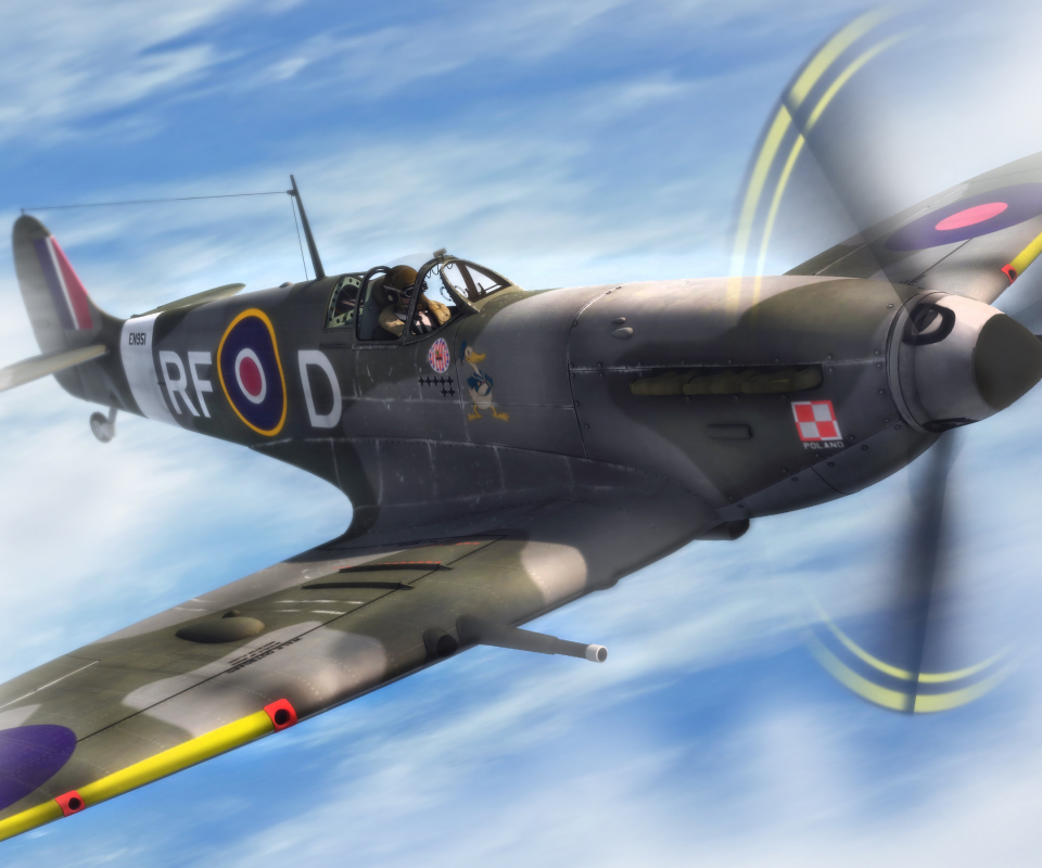 Handy-Wallpaper Militär, Supermarine Spitfire, Militärflugzeug kostenlos herunterladen.