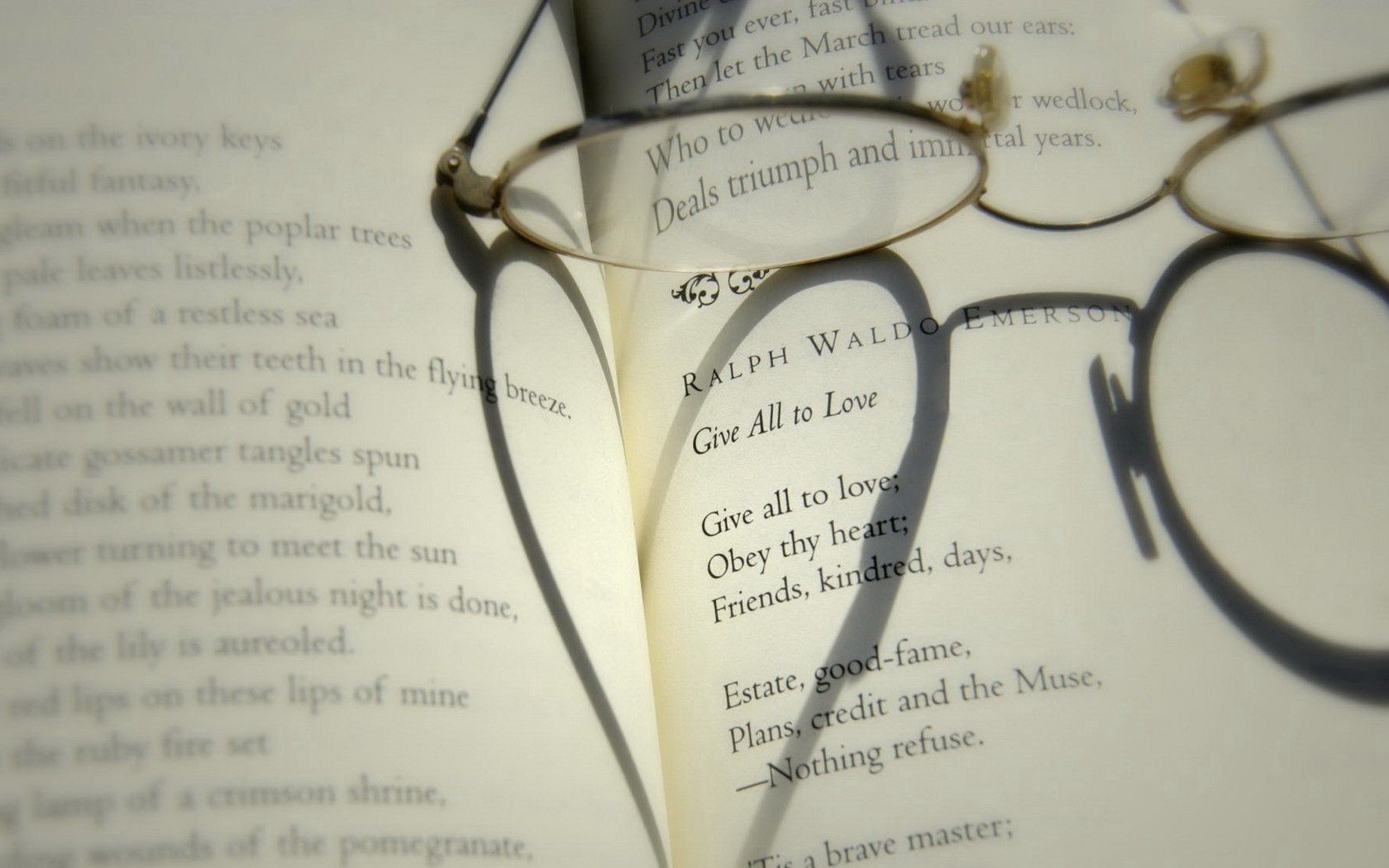 love, shadow, heart, book, mood, glasses, spectacles, moods