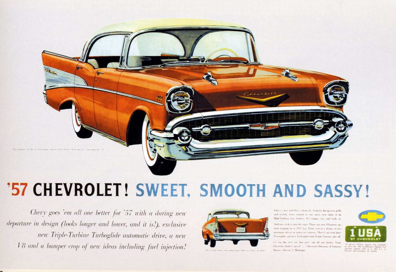 Laden Sie 1957 Chevrolet HD-Desktop-Hintergründe herunter