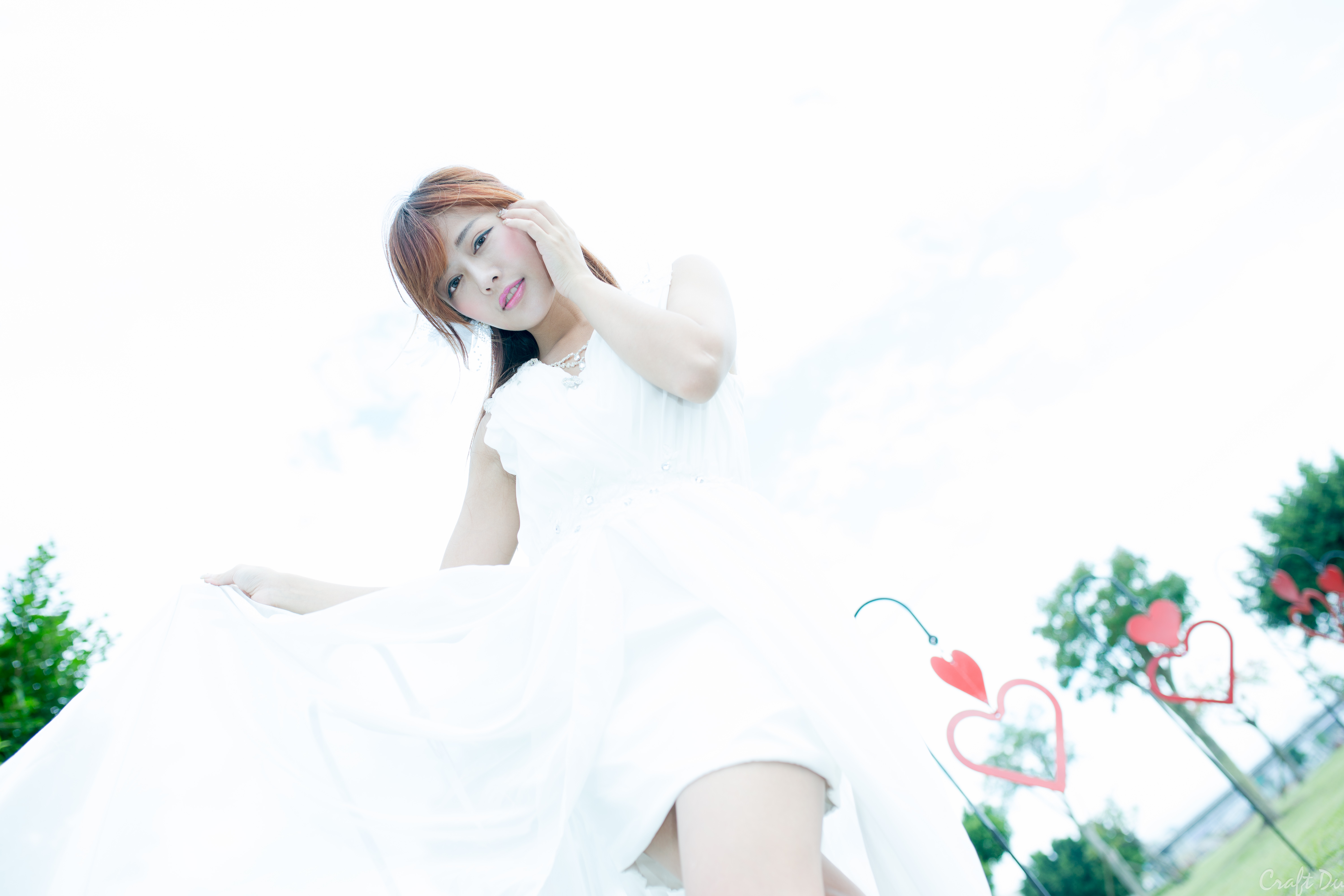 Download mobile wallpaper Dress, Model, Women, Asian, Taiwanese, Xiao Xi for free.