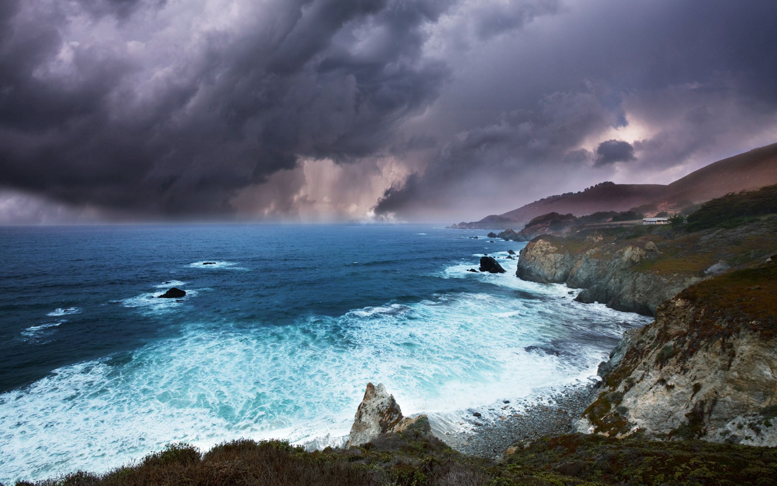 Baixe gratuitamente a imagem Natureza, Mar, Nuvens, As Rochas, Rochas, Costa, Banco, Espuma, Nuvem na área de trabalho do seu PC